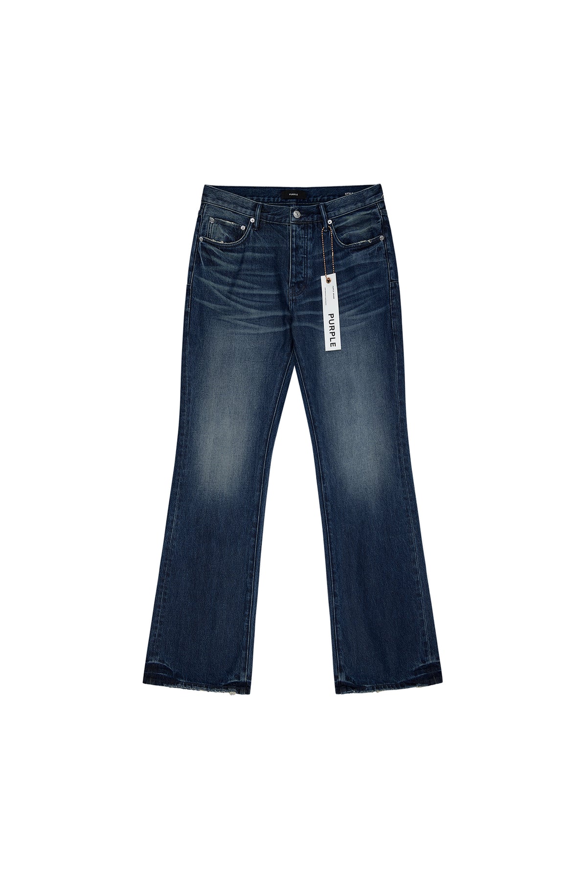Boot Leg Denim P026 Dark Vintage, 100% Cotton, available in sizes 28-40, rinsed finish.