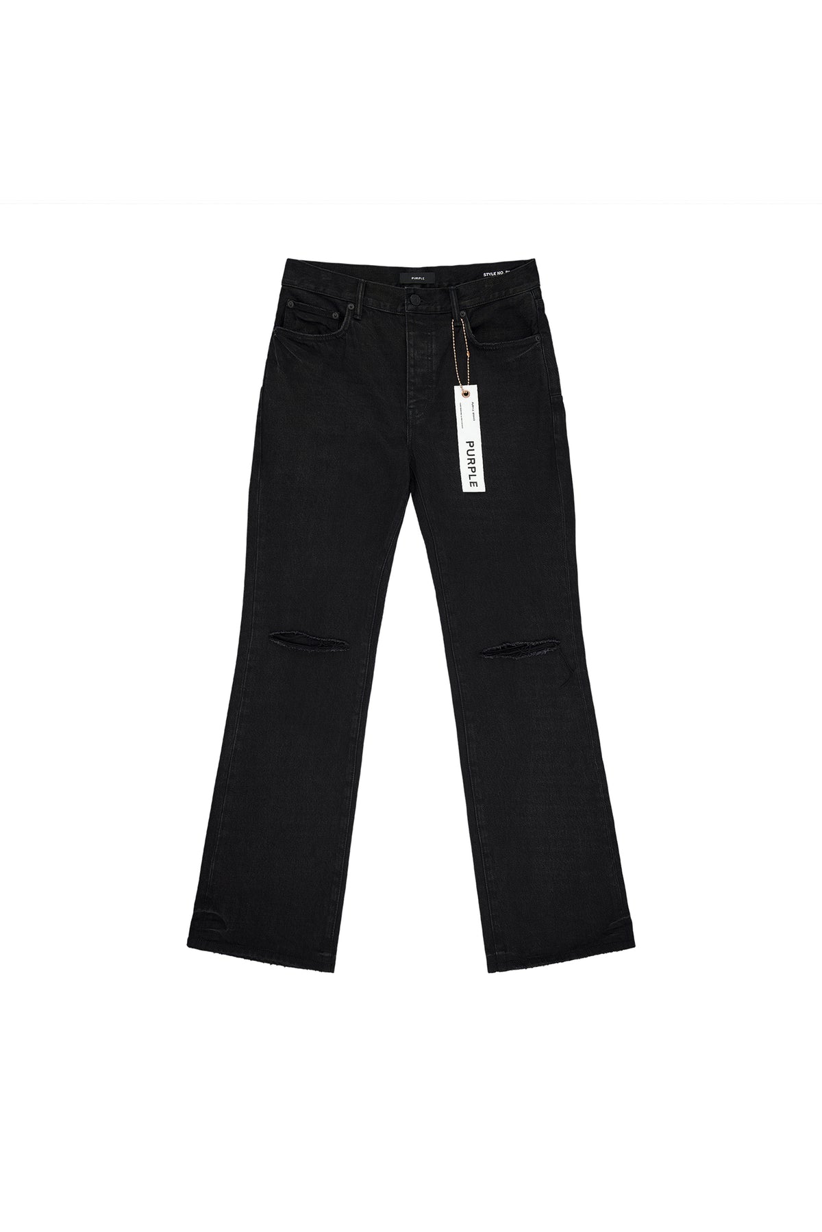 P026 Lancer Rip boot leg denim with knee slits, available in sizes 28 to 40.