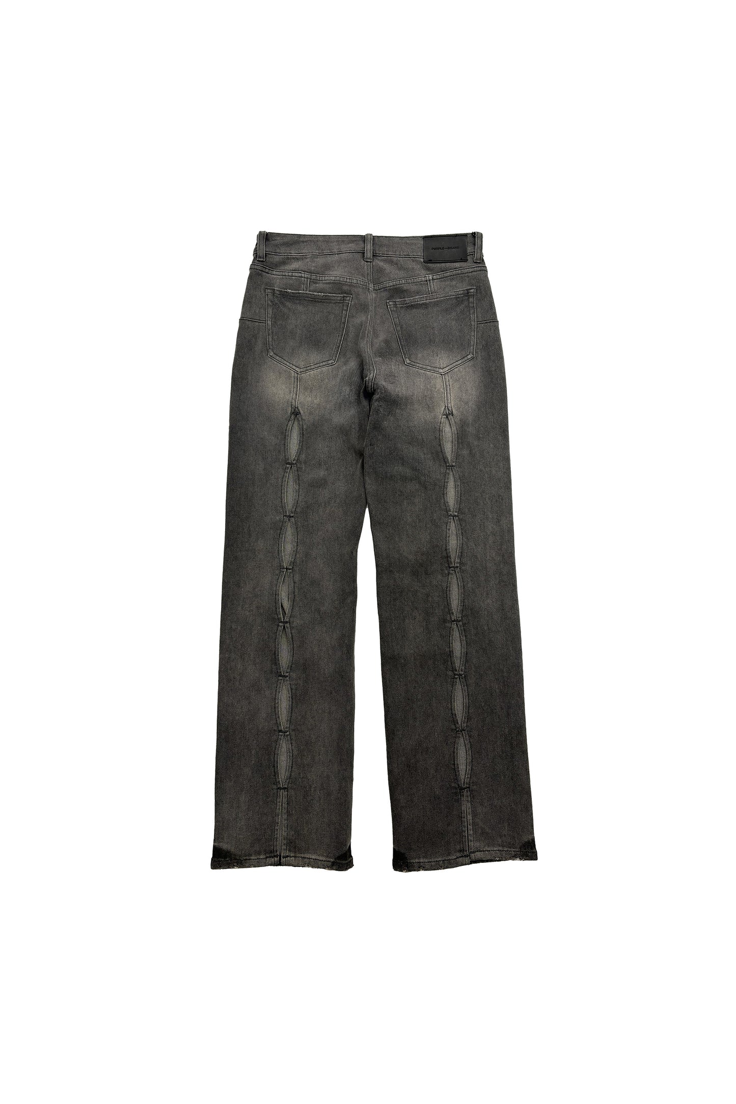 Slim Straight Cut Out denim with cut out detail on back legs, available in sizes 24 to 34.