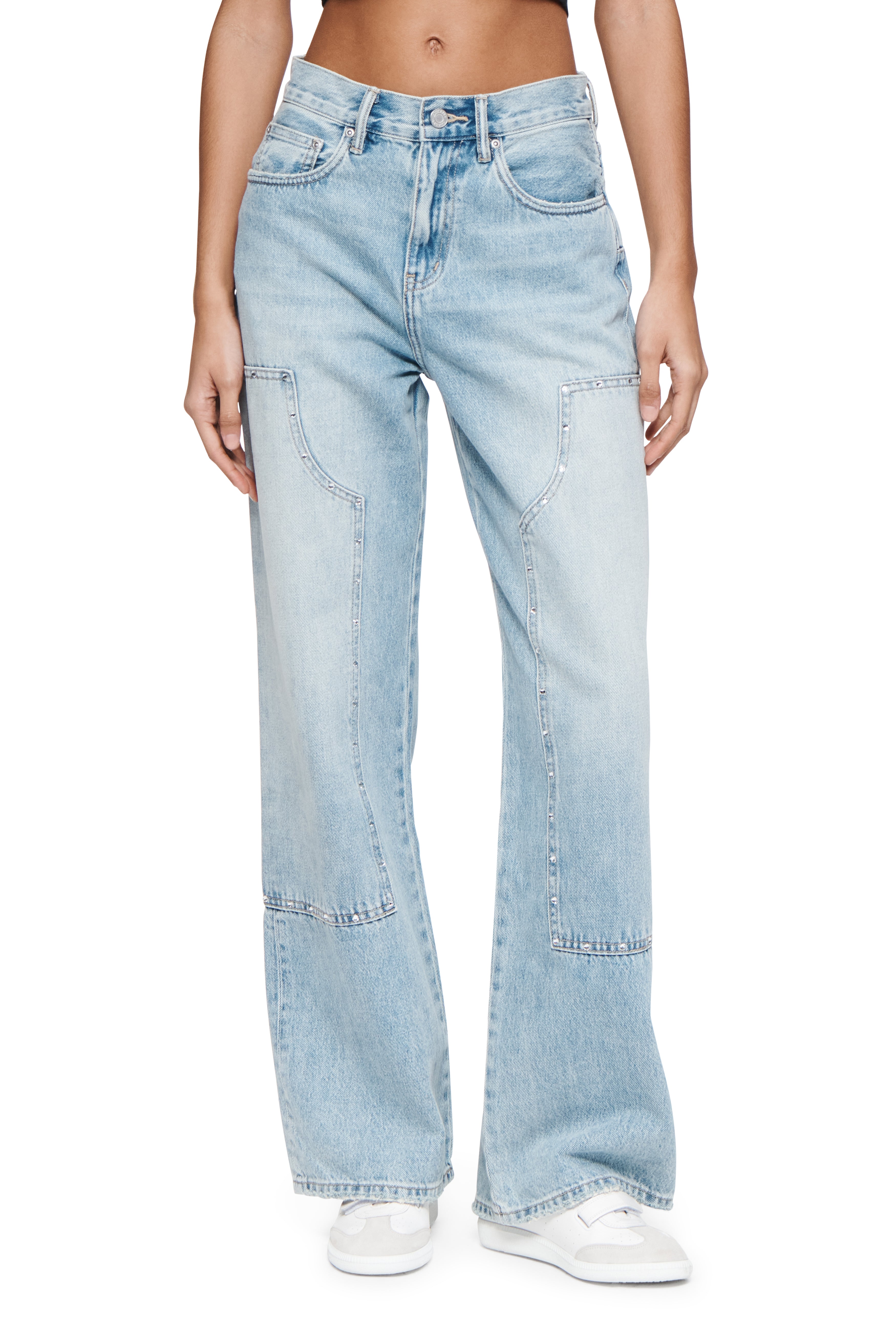 PURPLE BRAND/Carpenter Wide Pearl ワイドレッグ ジーンズ Wide Leg Pearl Jean – PURPLE BRAND