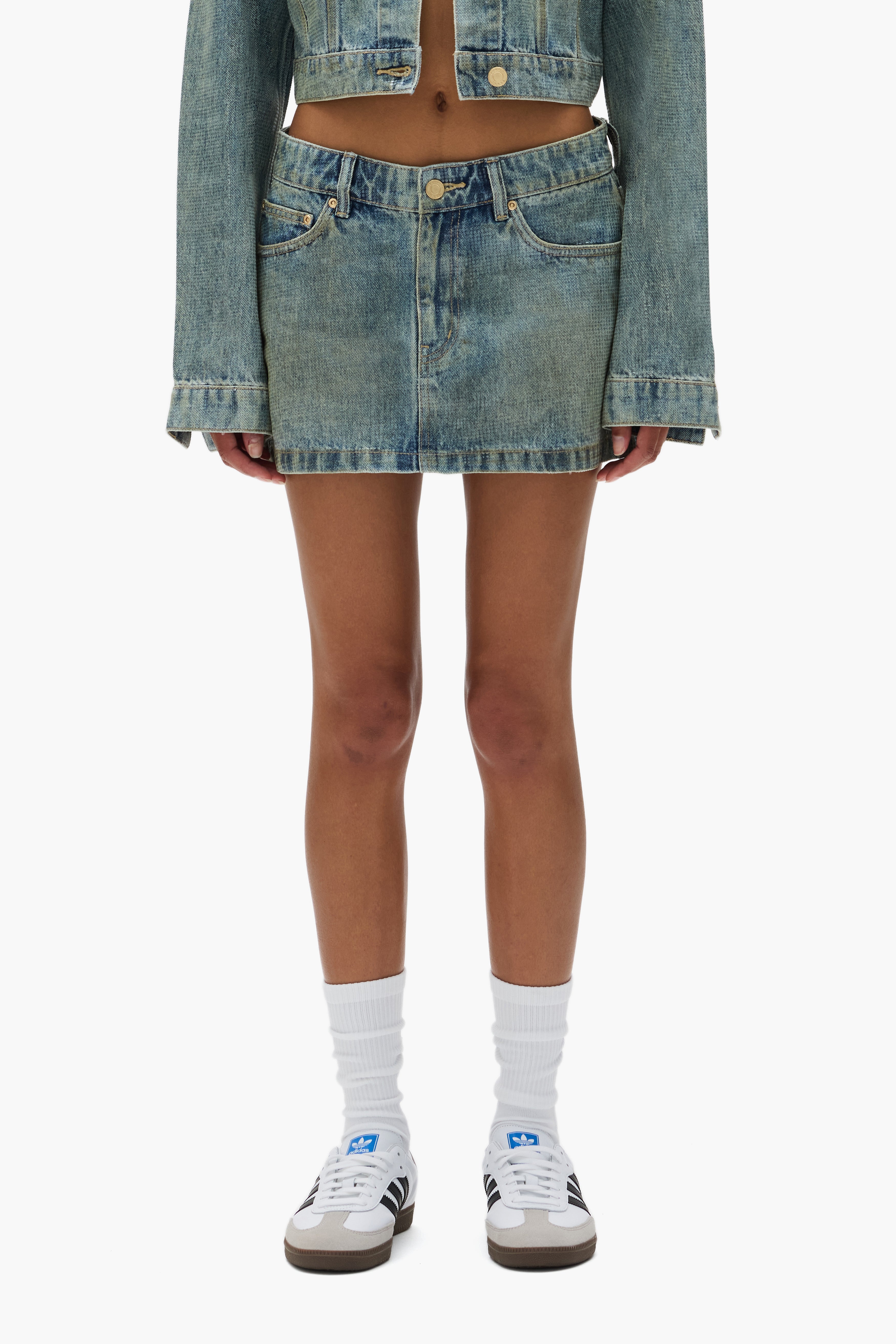 【完売品/即購入大歓迎】NOTRE emor drape mini skirt Tiled Overlay Mini Skirt – PURPLE BRAND
