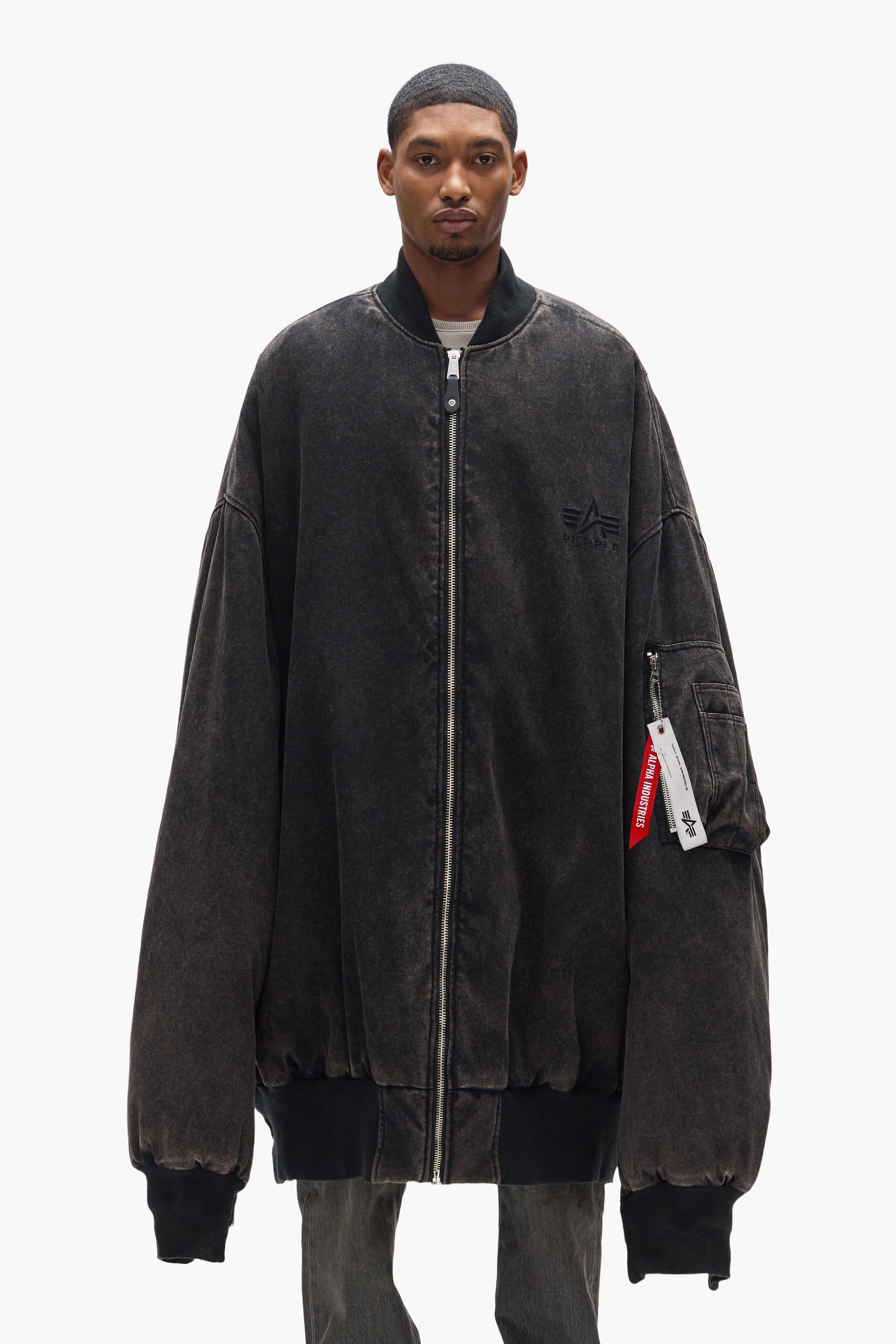 Purple X Alpha Industries Giant Bomber – PURPLE BRAND