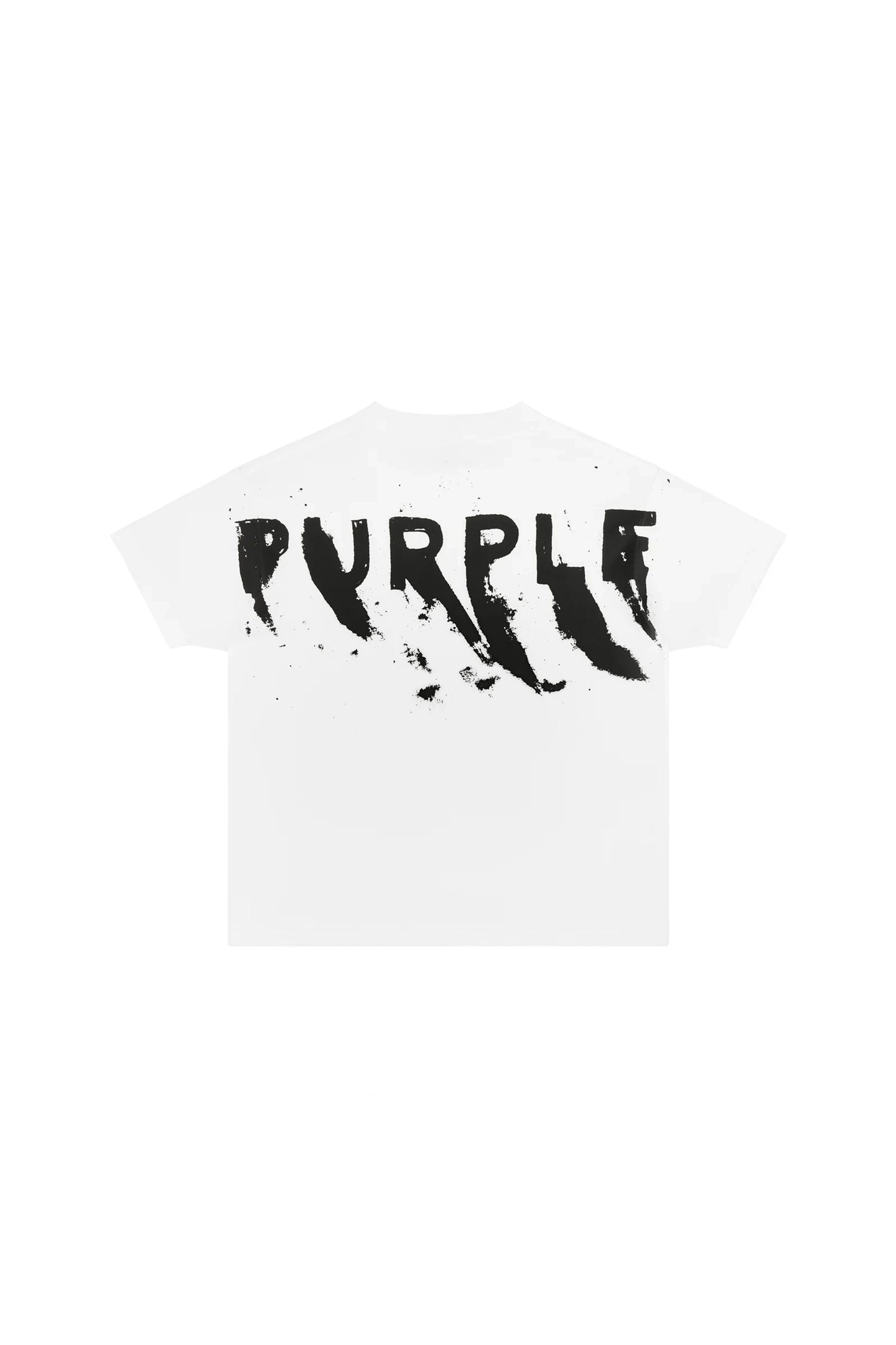 Kids' Painted Wordmark Tee in white with screen-printed graphics, available in various sizes.