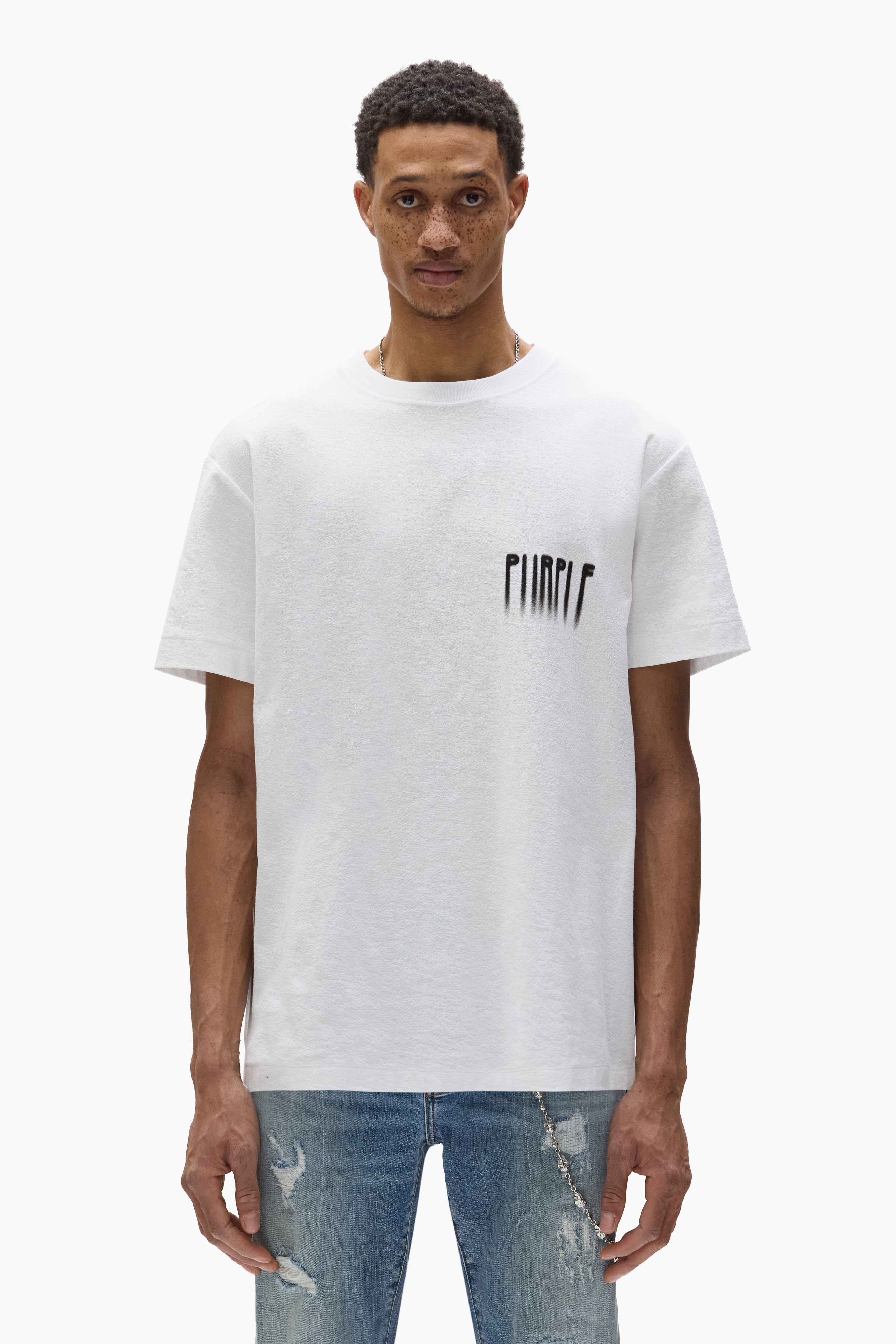 【BLUER】BLR BLURRED LOGO PRINTED OVER-FIT T-SHIRTS WHITE Blur Band Tee - White | Levi's® ES