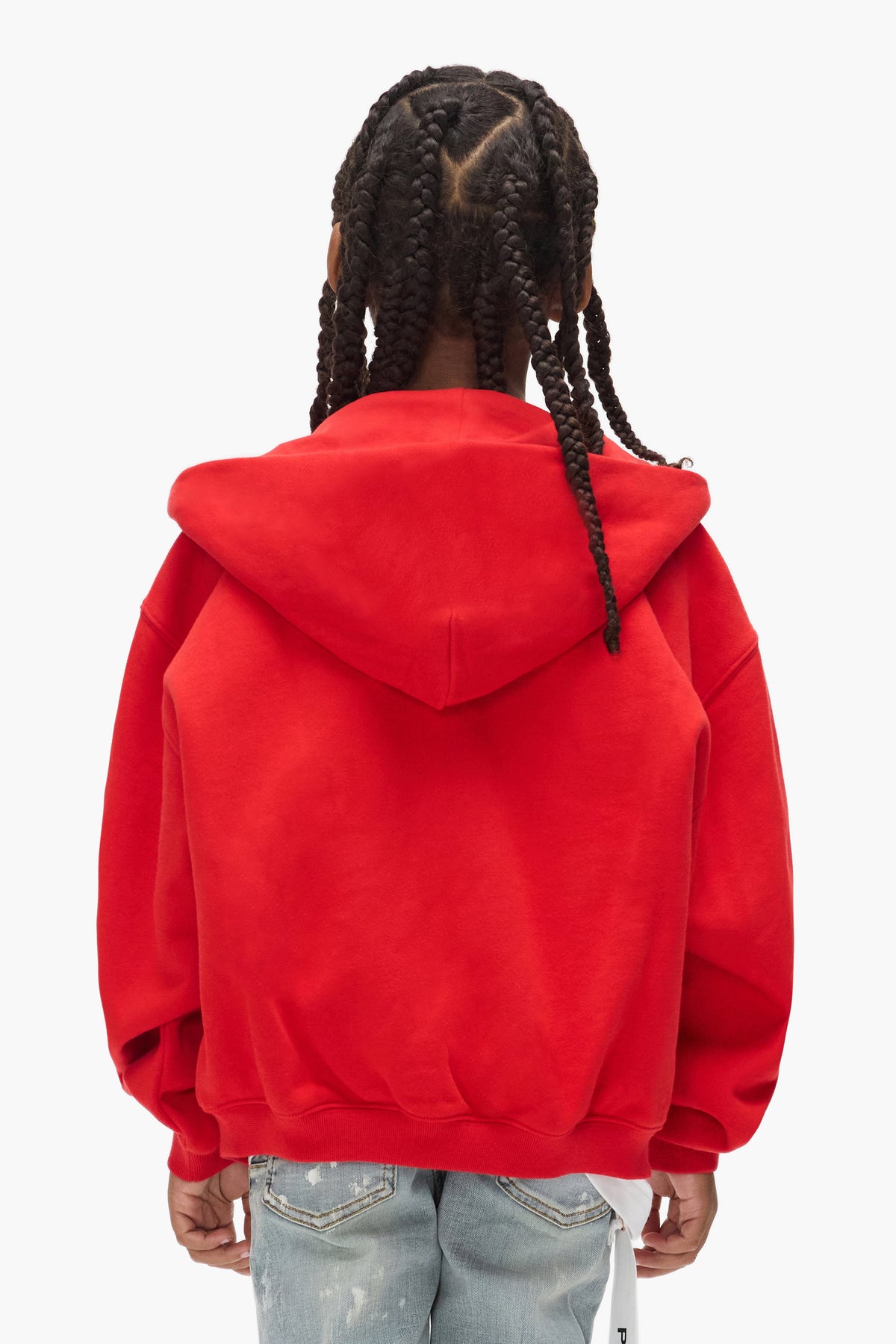 Kids' Half & Half Zip Up Hoodie, Sweatshirt, sizes 4-5, 6-7, 8, 10, 12, midweight fleece.