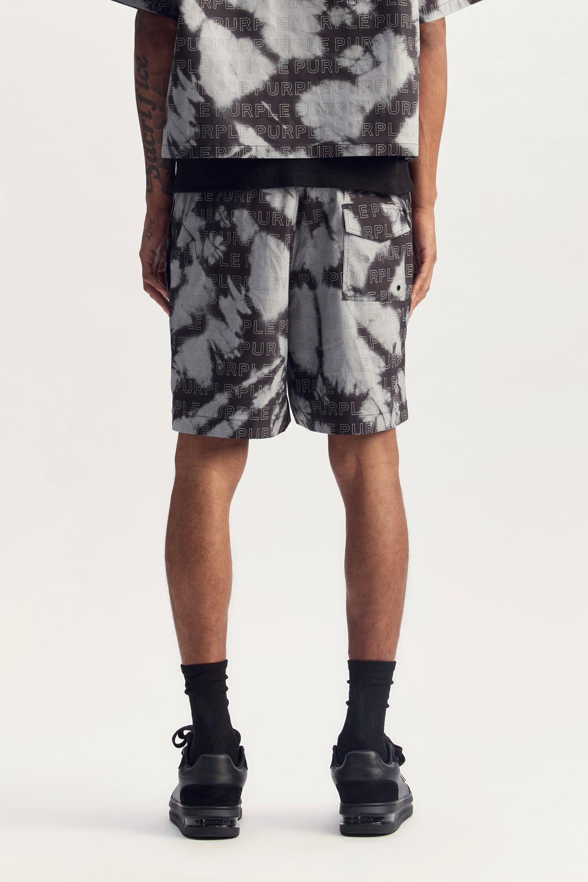 Tie Dye Wordmark All Around Short