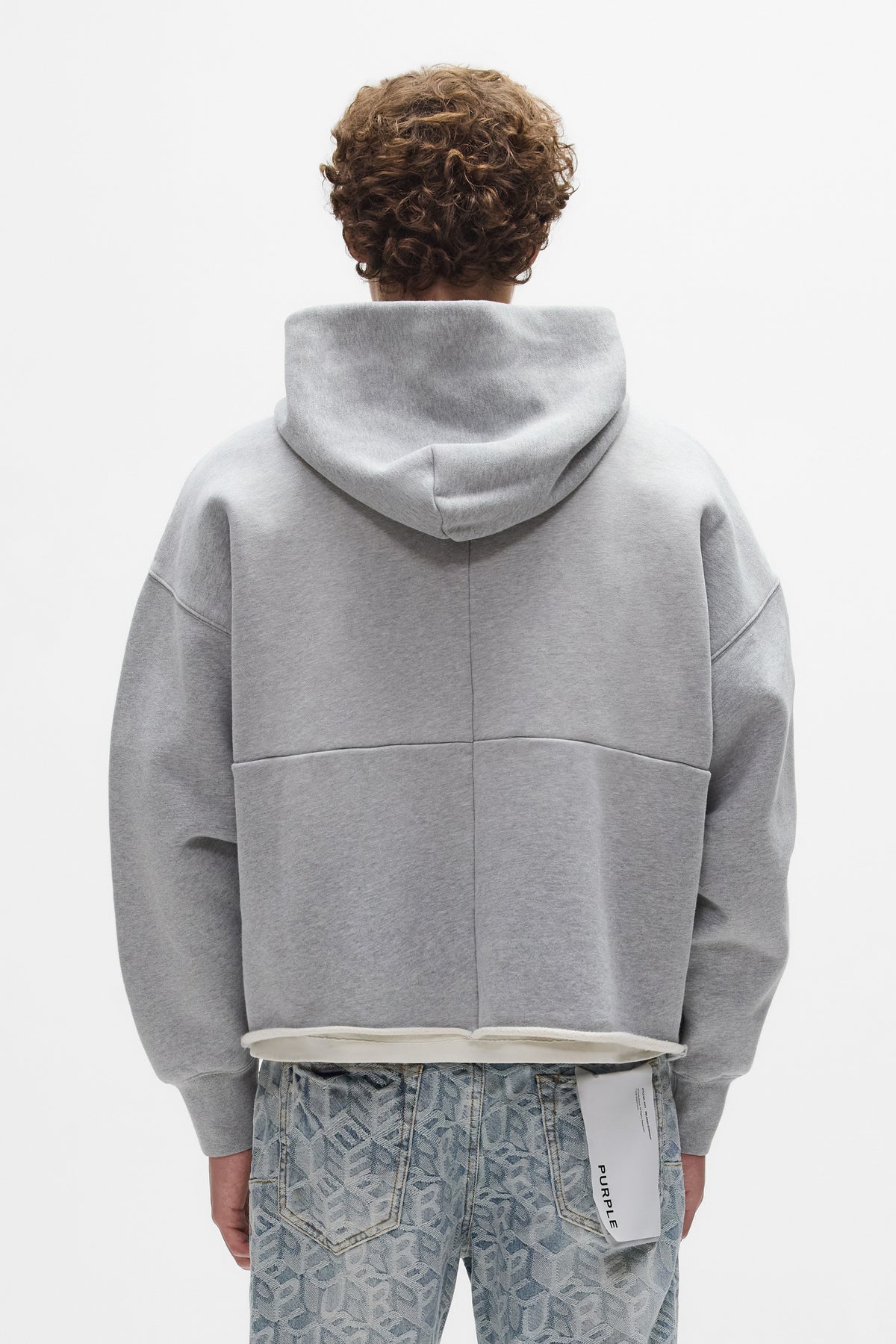 Shadow Slab Hoodie Oversized Fit Heavyweight Fleece with Welt Hand Pocket