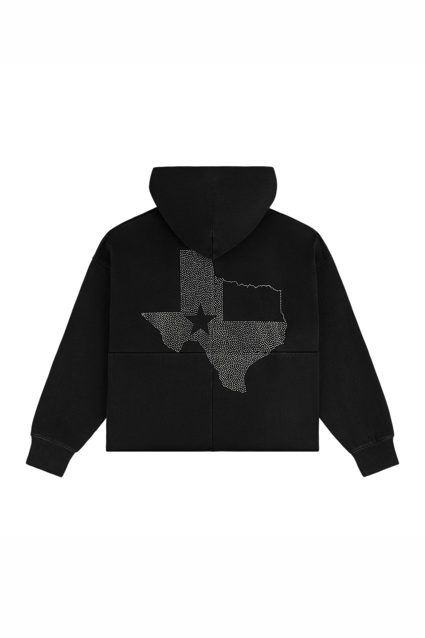 Riding High Hoodie oversized sweatshirt with light acid wash and kangaroo pocket.