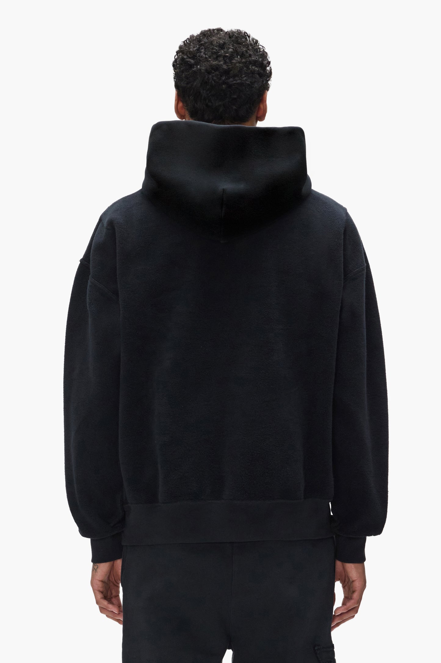 Pearl Diptych Hoodie in oversized fit, heavyweight fleece with screen print and hotfix pearl details.