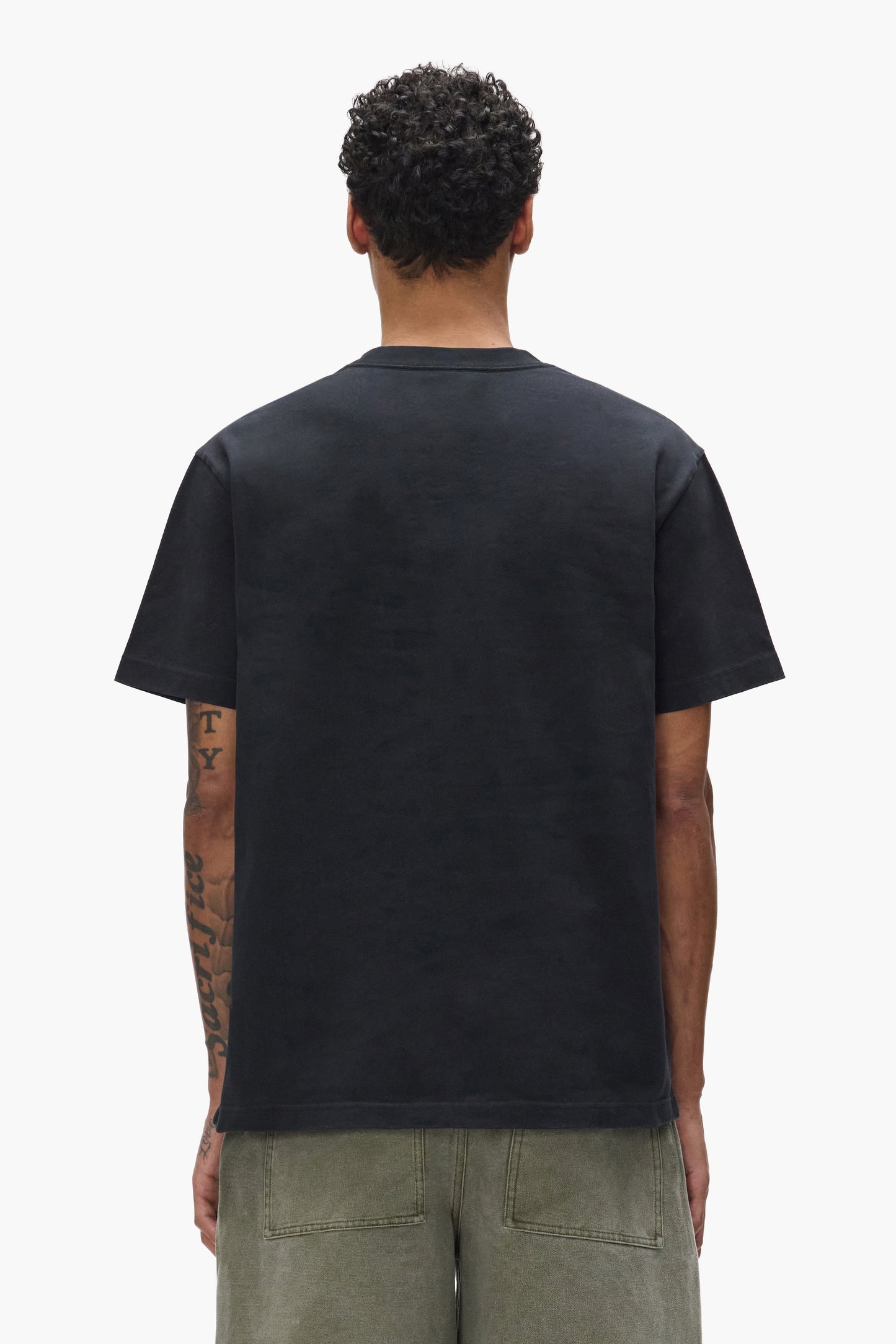 Totaled Tee Regular Fit Heavyweight Jersey Acid Wash 100% Cotton Tee