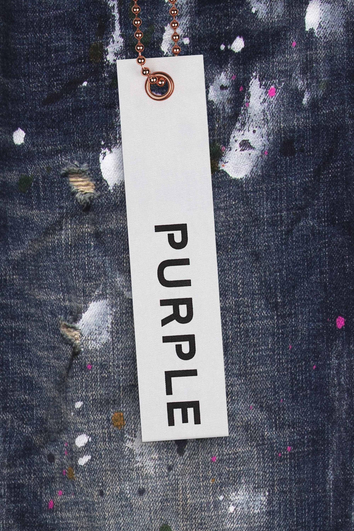 P001 Multicolour Repair Stitch low-rise skinny jeans with premium stretch denim.