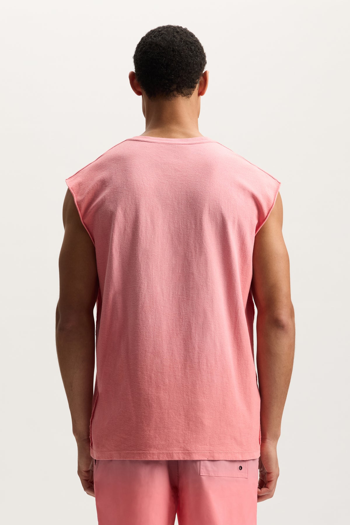 Amplified Tank Top in Faded Wash with Crackle Print, made of 100% cotton, regular fit.