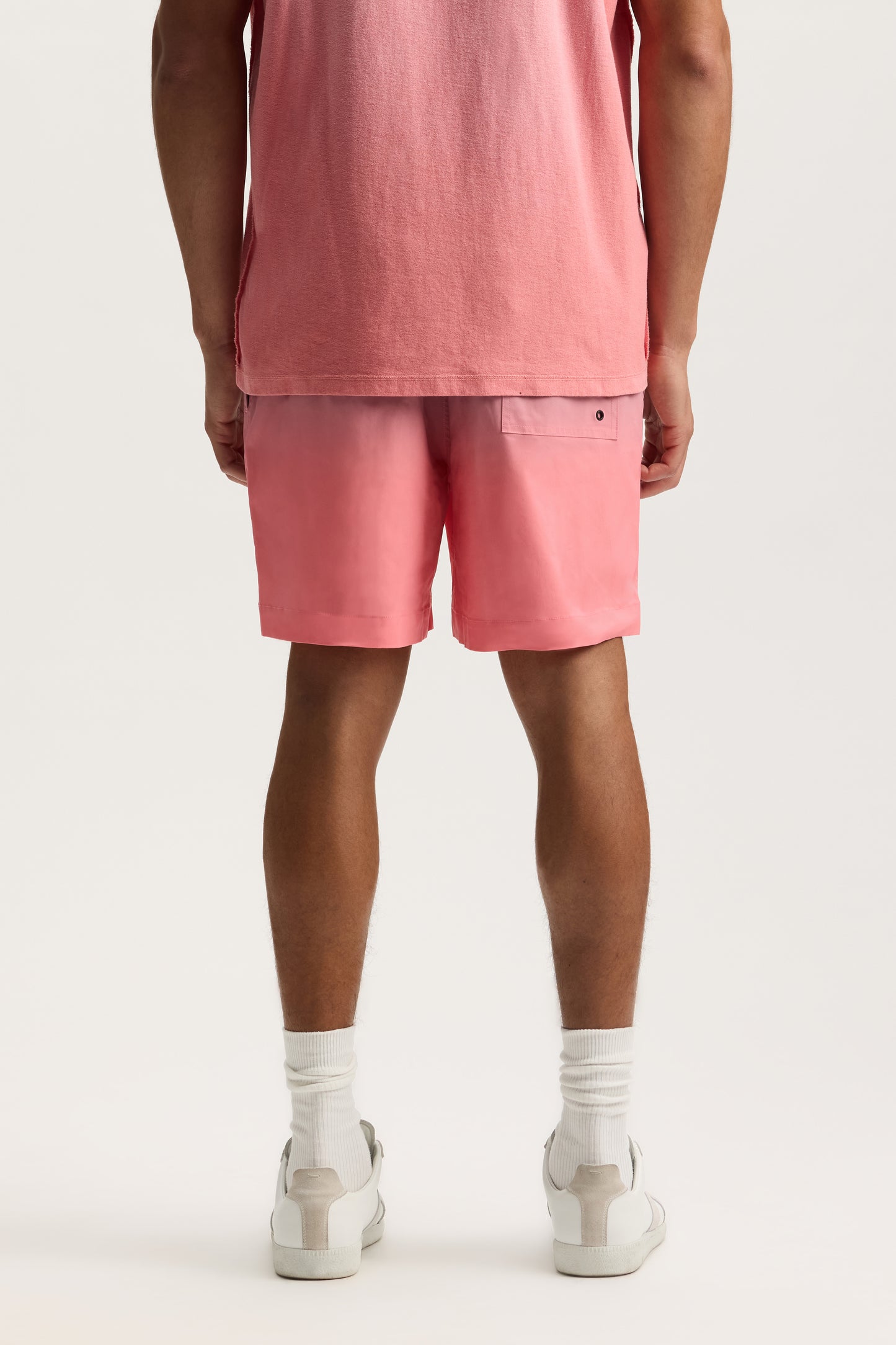 Amplified Fade All Around Short with crackle print and elastic waistband, available in multiple sizes.