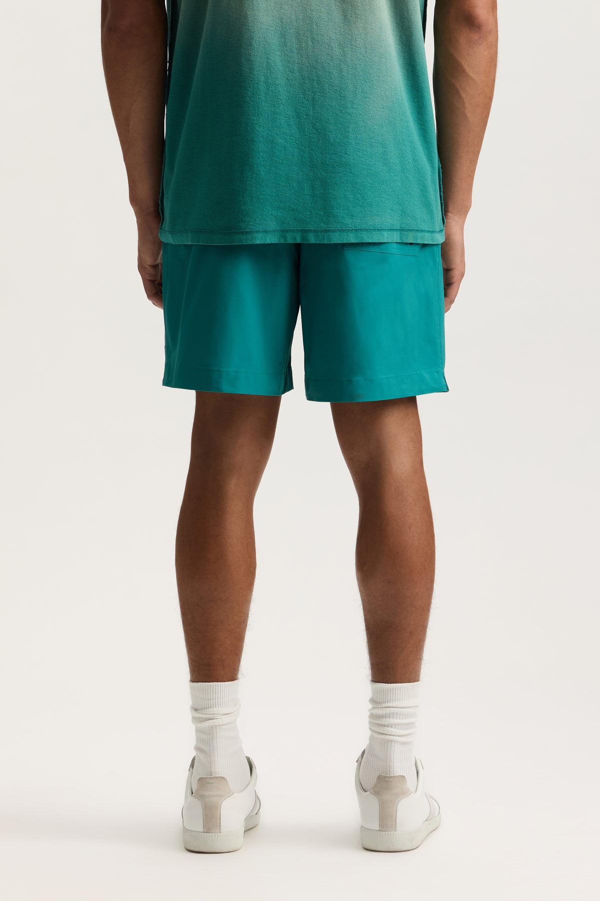 Amplified All Around Short swimwear with elastic waistband, regular fit, and water repellent treatment.