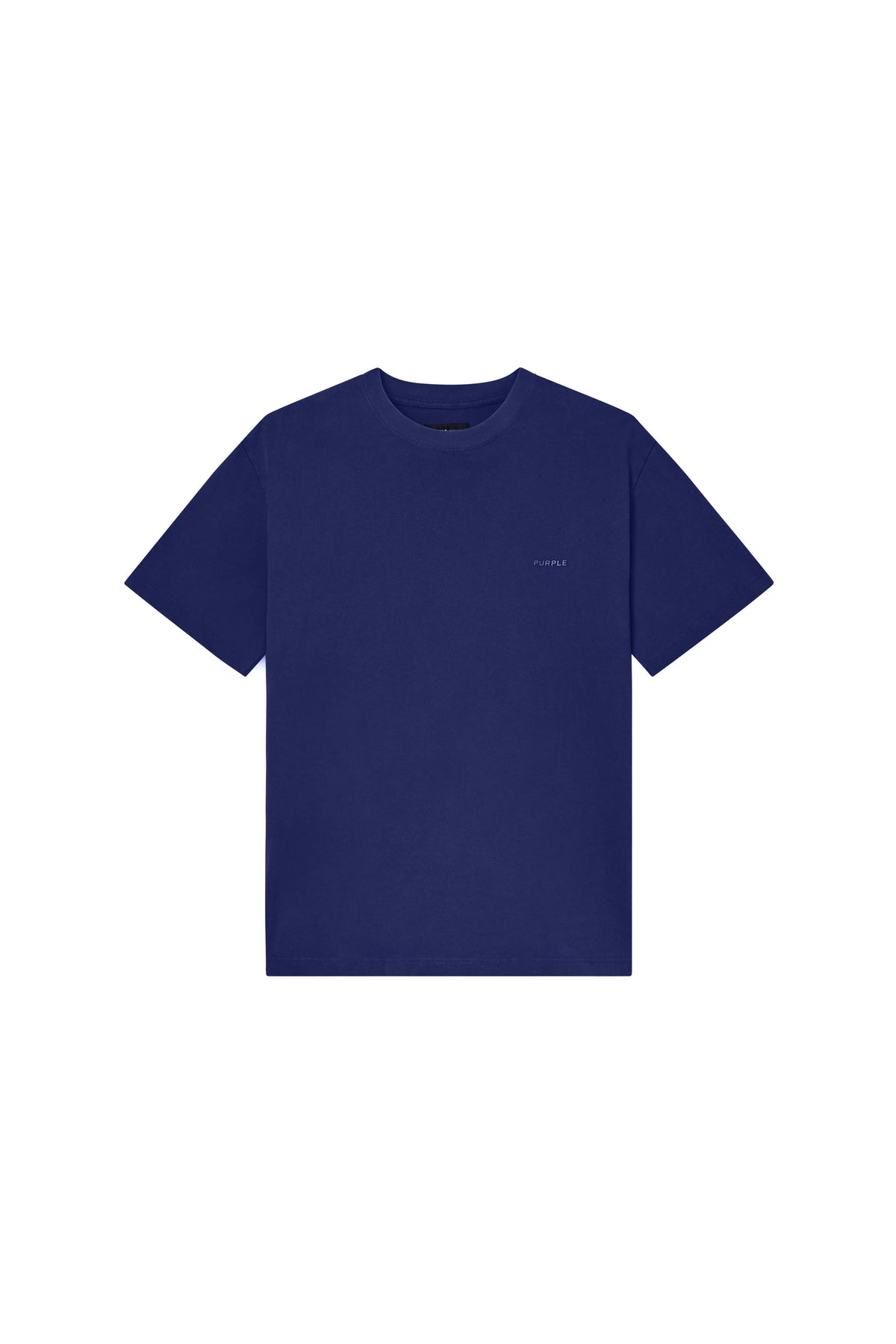 Basic Tee in Navy, 100% cotton, regular fit, heavyweight jersey, Basics logo.