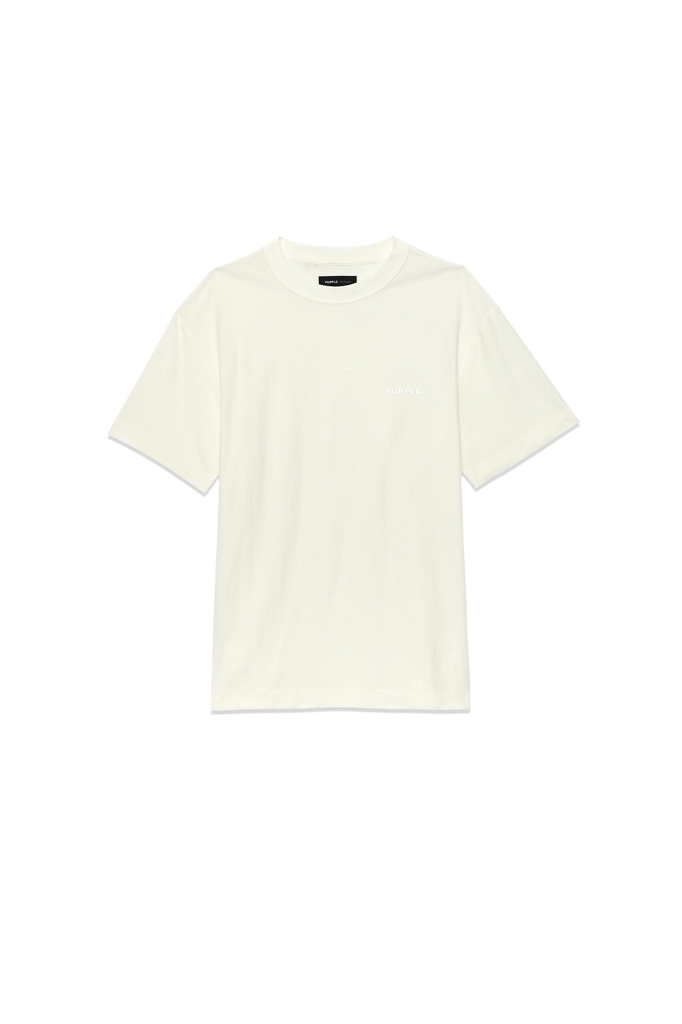 Basic Tee in Purple, 100% Cotton, Regular Fit, Heavyweight Jersey, available in sizes XXS to XXL.