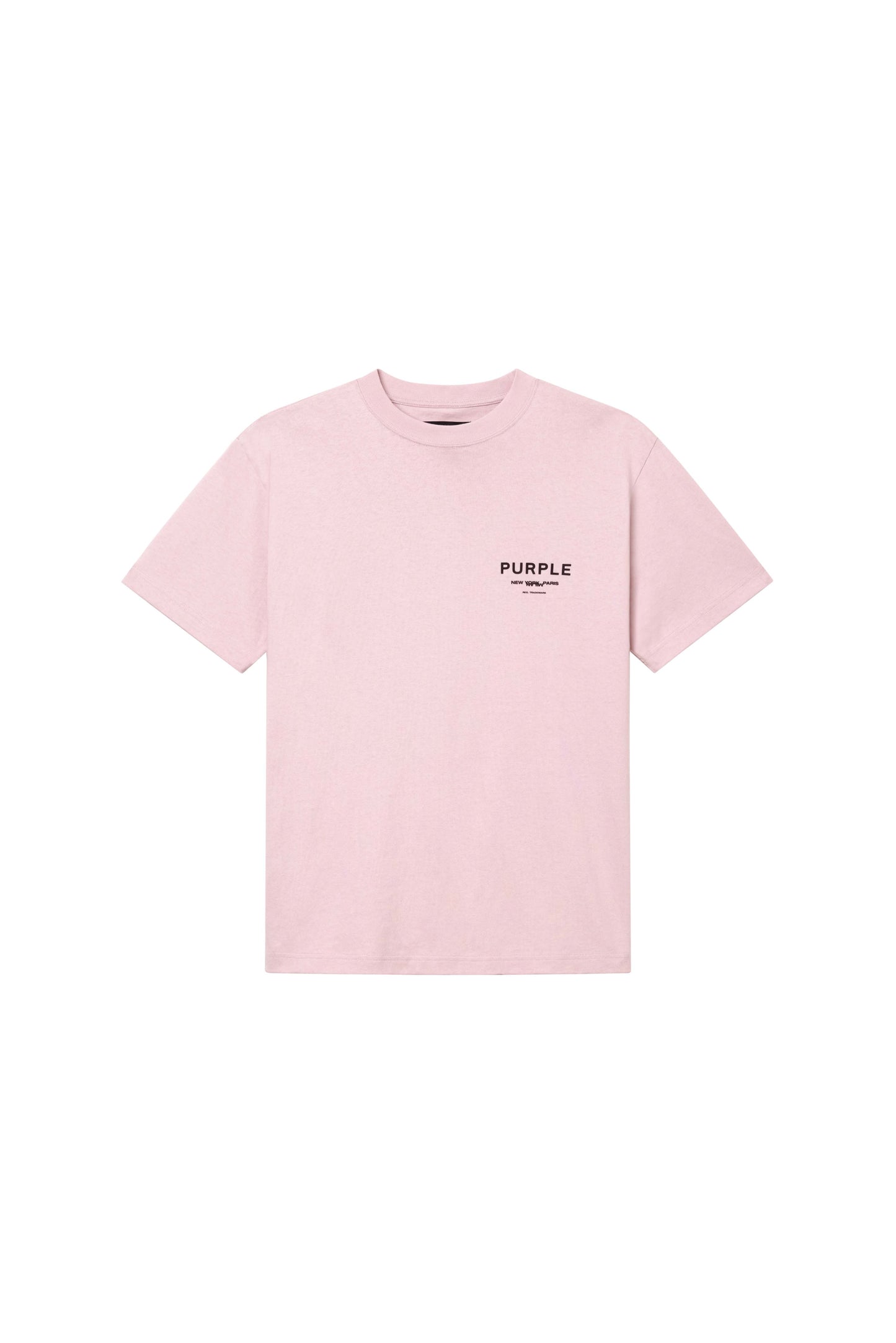 Cities Tee in Burnished Lilac, heavyweight cotton, regular fit, silicone and screen printed design.