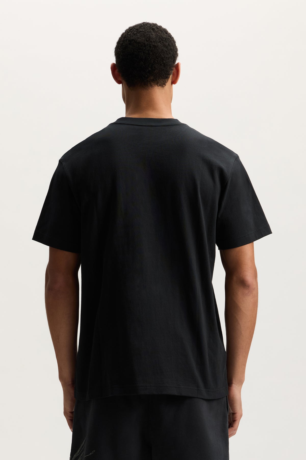 Crystal Slanted Script Tee in heavyweight jersey with hotfix crystal embellishments.