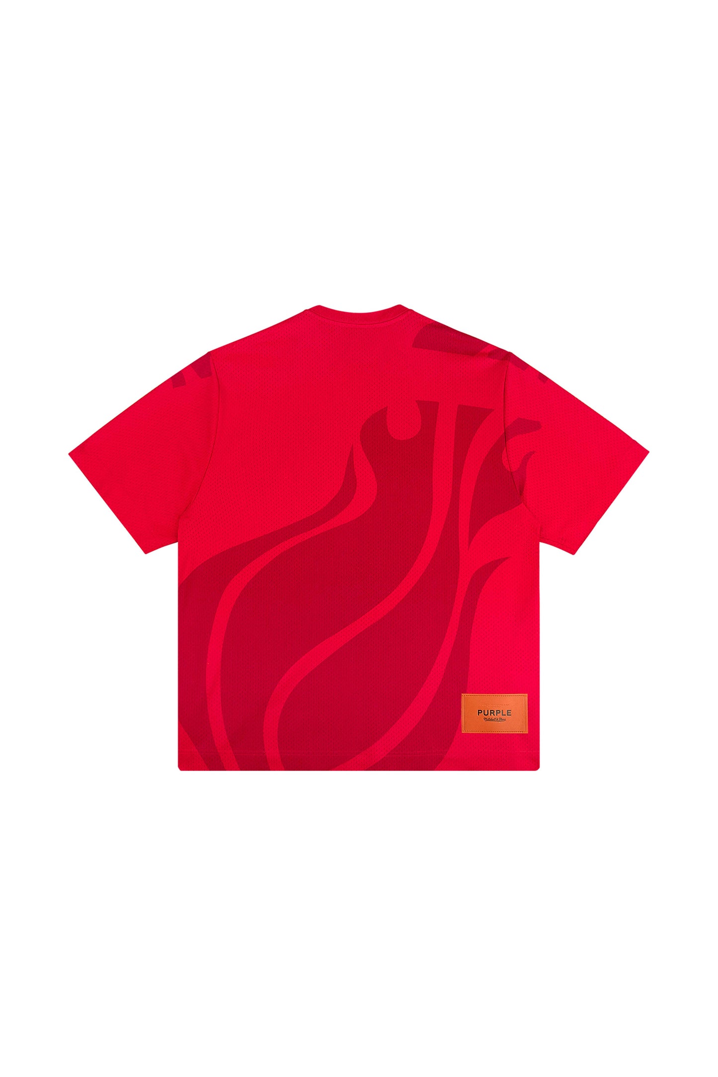 Miami Heat Mesh Tee, oversized fit, made from 100% polyester sport mesh, heavyweight fabric.