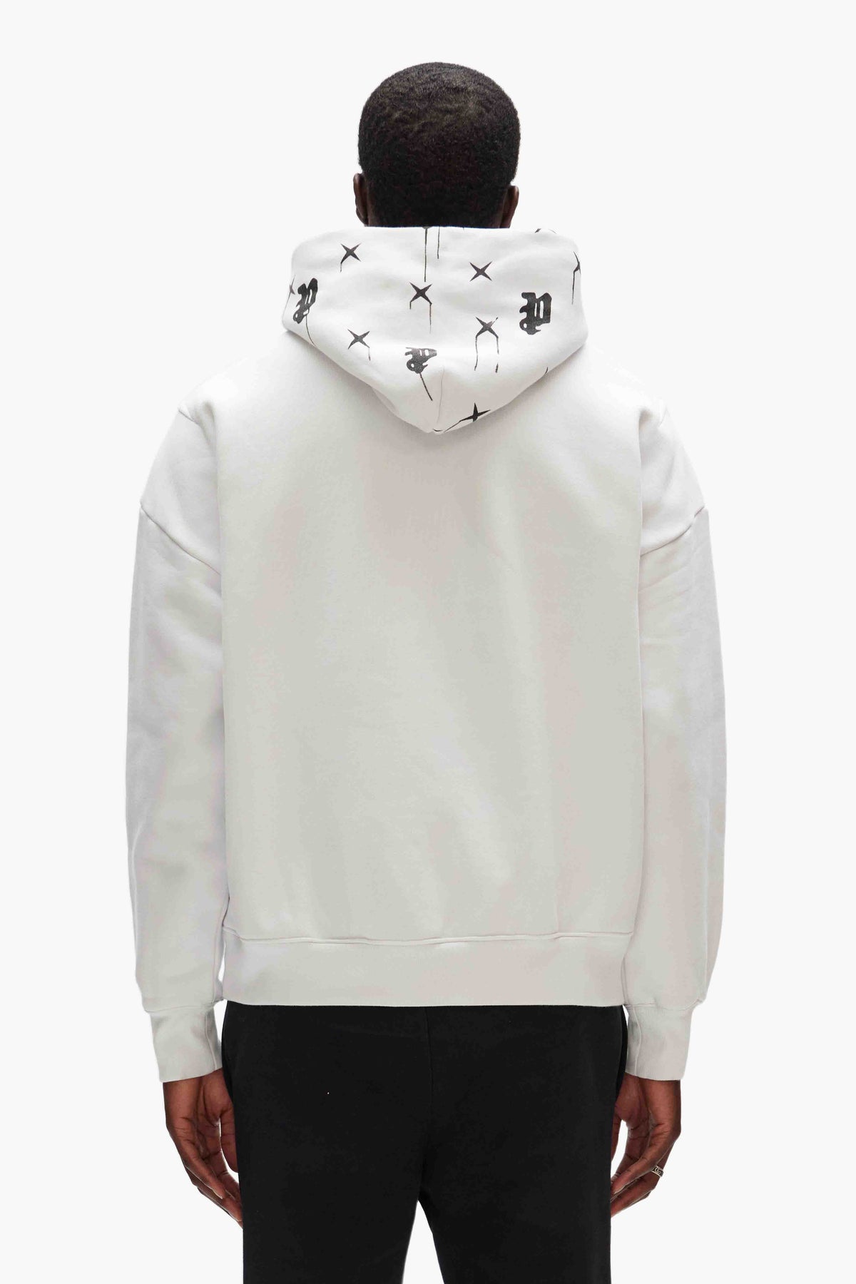 Monogram Hoodie sweatshirt in white cotton from the 2024 Monogram Package.