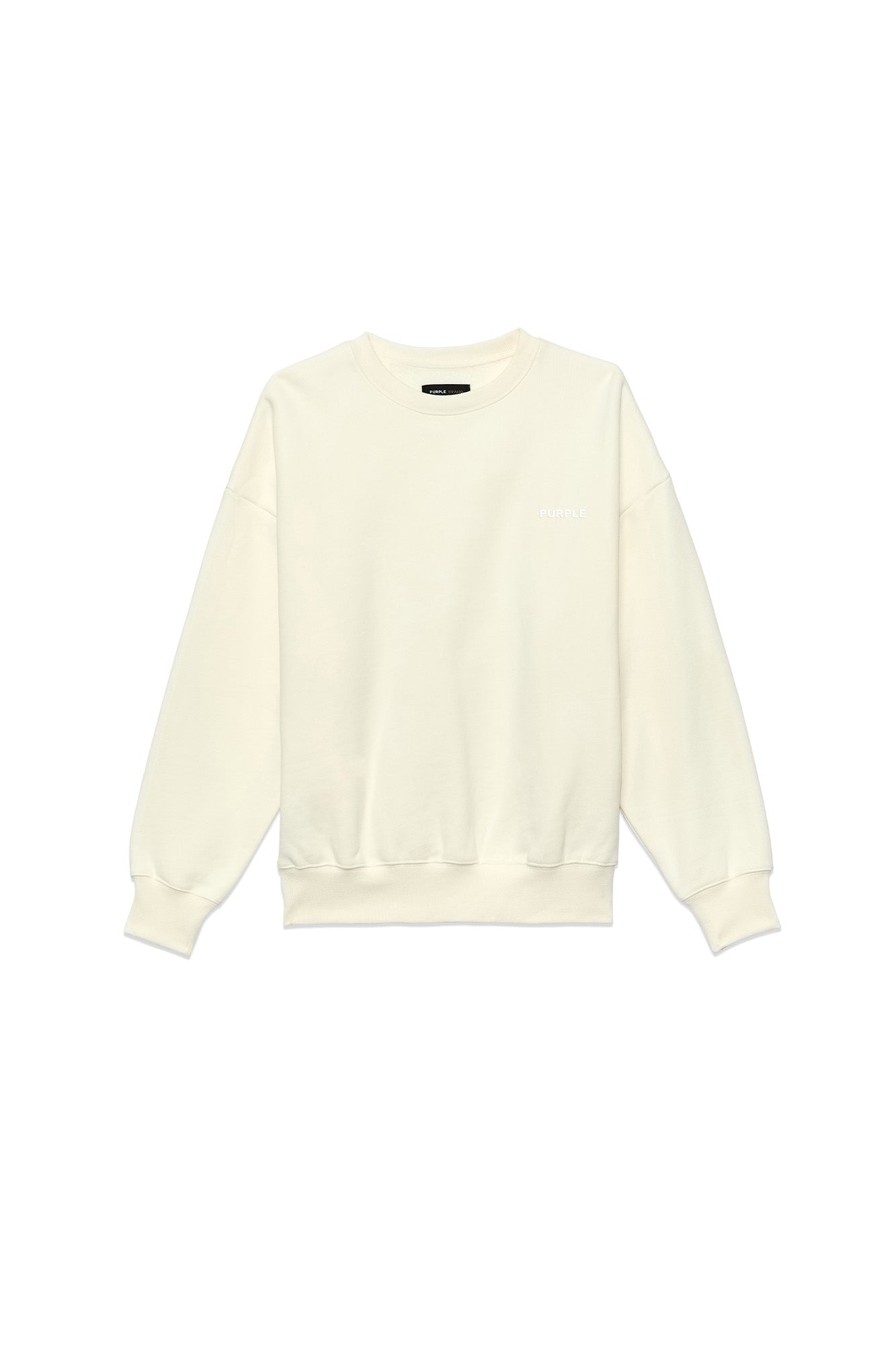 Basic Crewneck Sweater, oversized fit, heavyweight fleece knit, XXS to XXL sizes available.