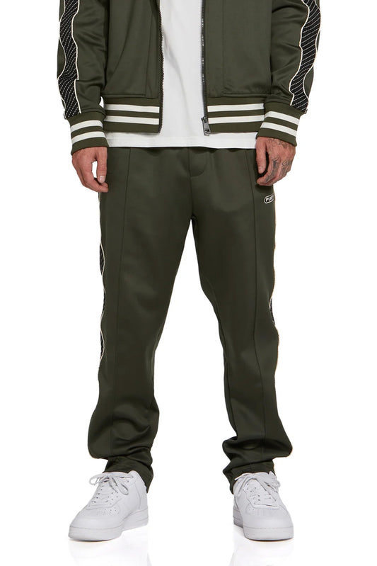 P415 TRACK PANT - Poly Tricot Forest Night Track Pant