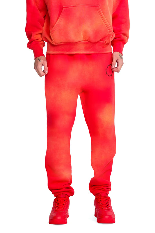 P440 REGULAR FIT SWEATPANT - New World in Fiery Red