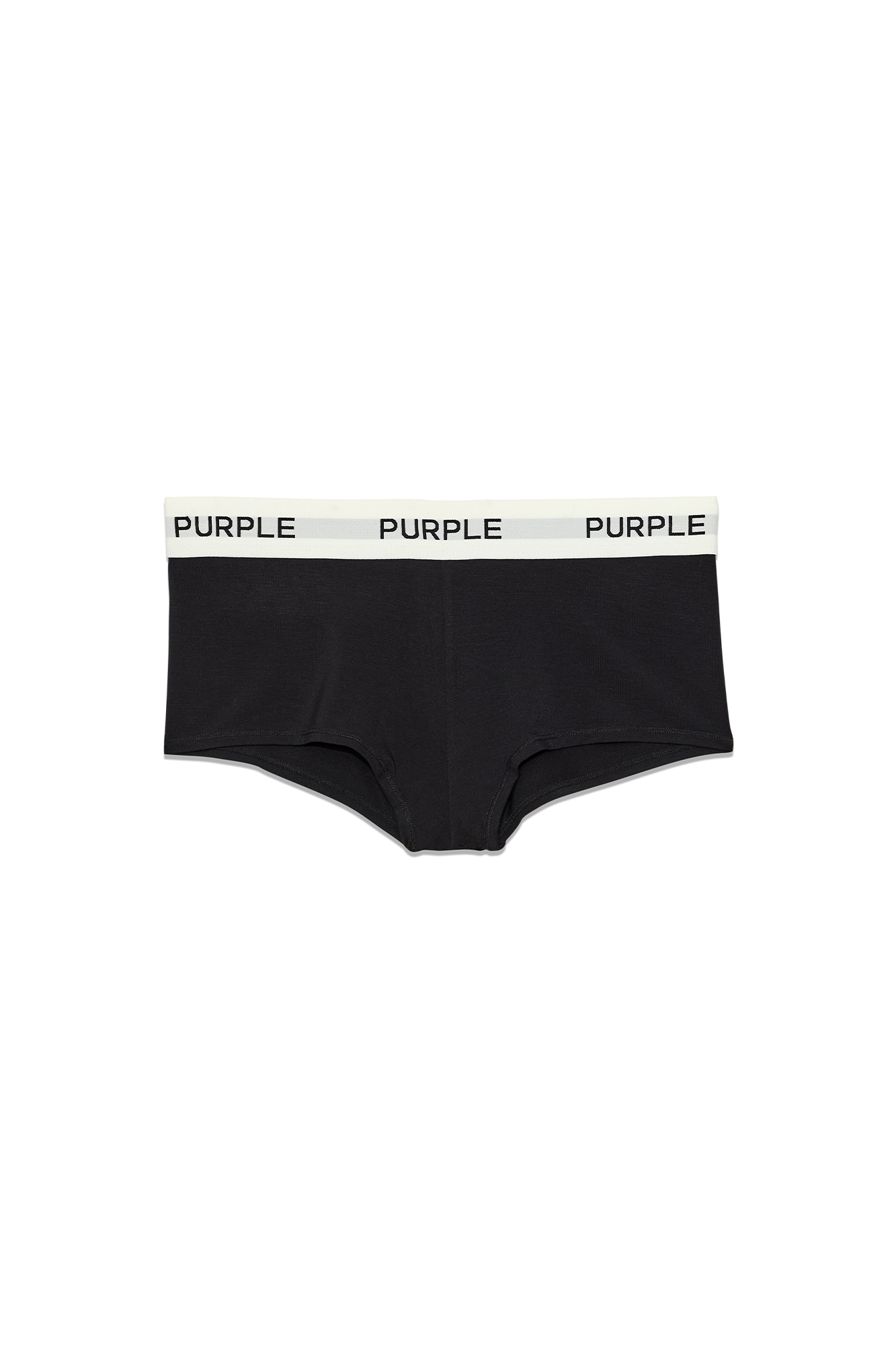 Boy Short Underwear with Wide Soft Purple Branded Elastic Waistband