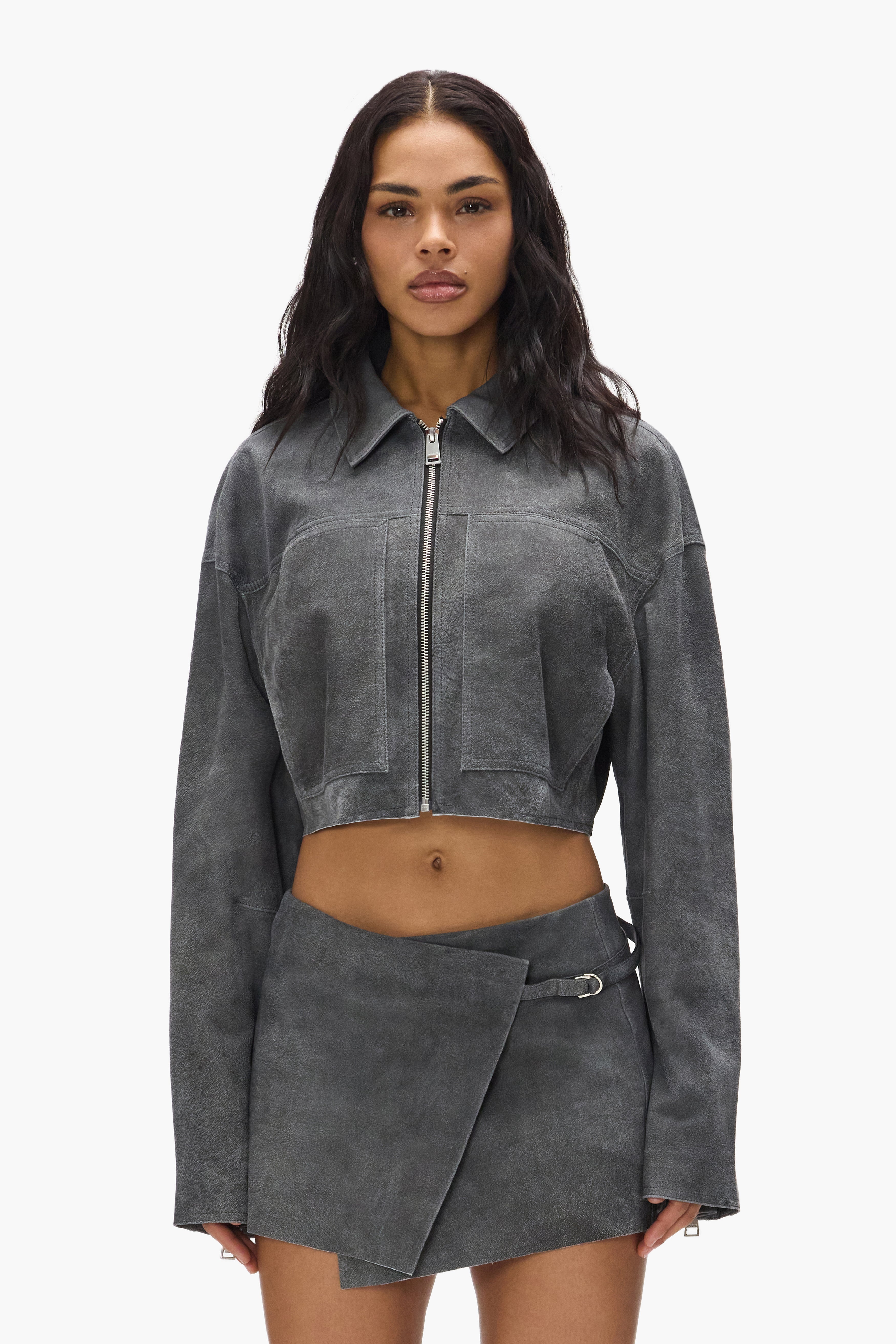 Leather Carpenter Jacket – PURPLE BRAND