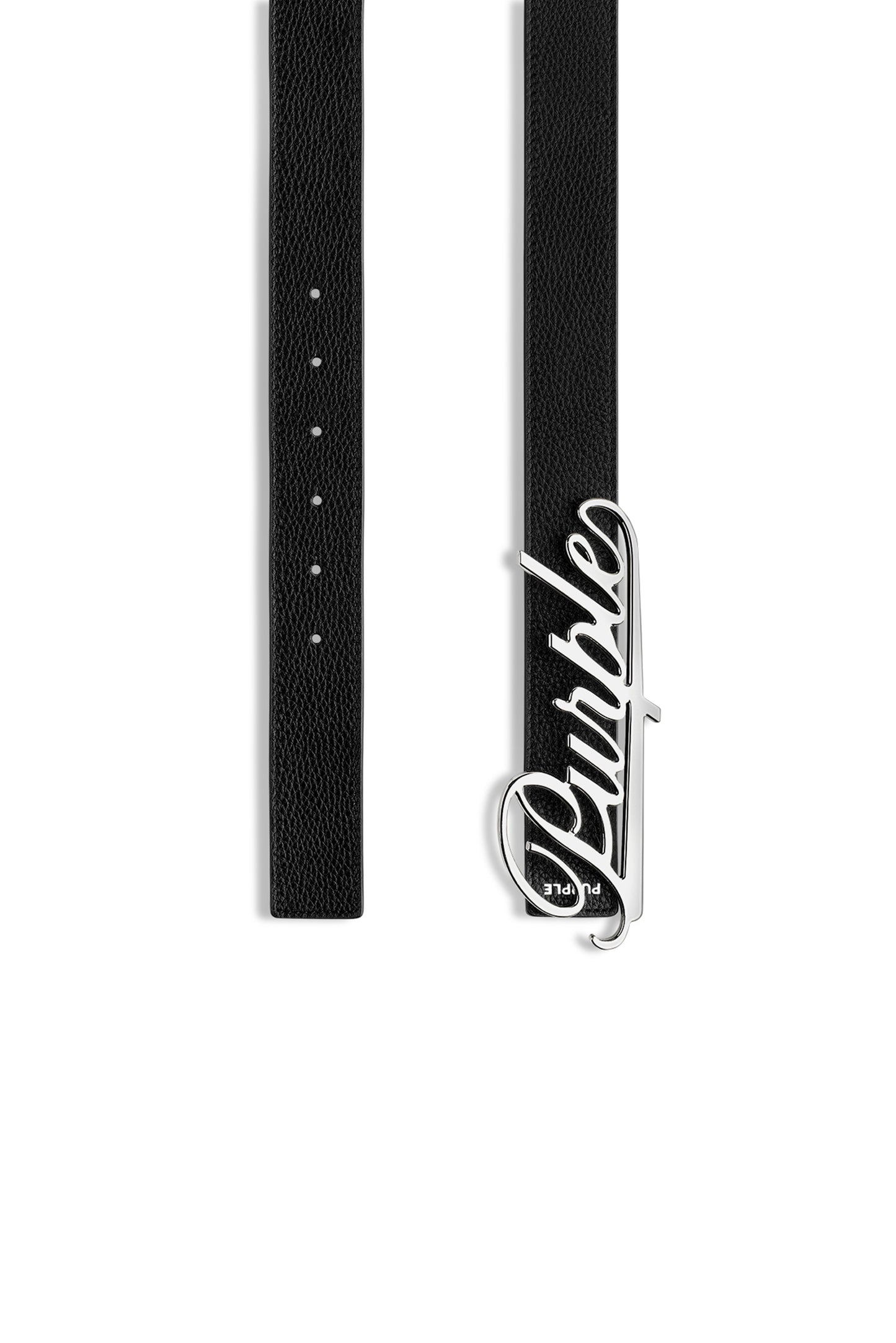 Purple Signature Leather Belt