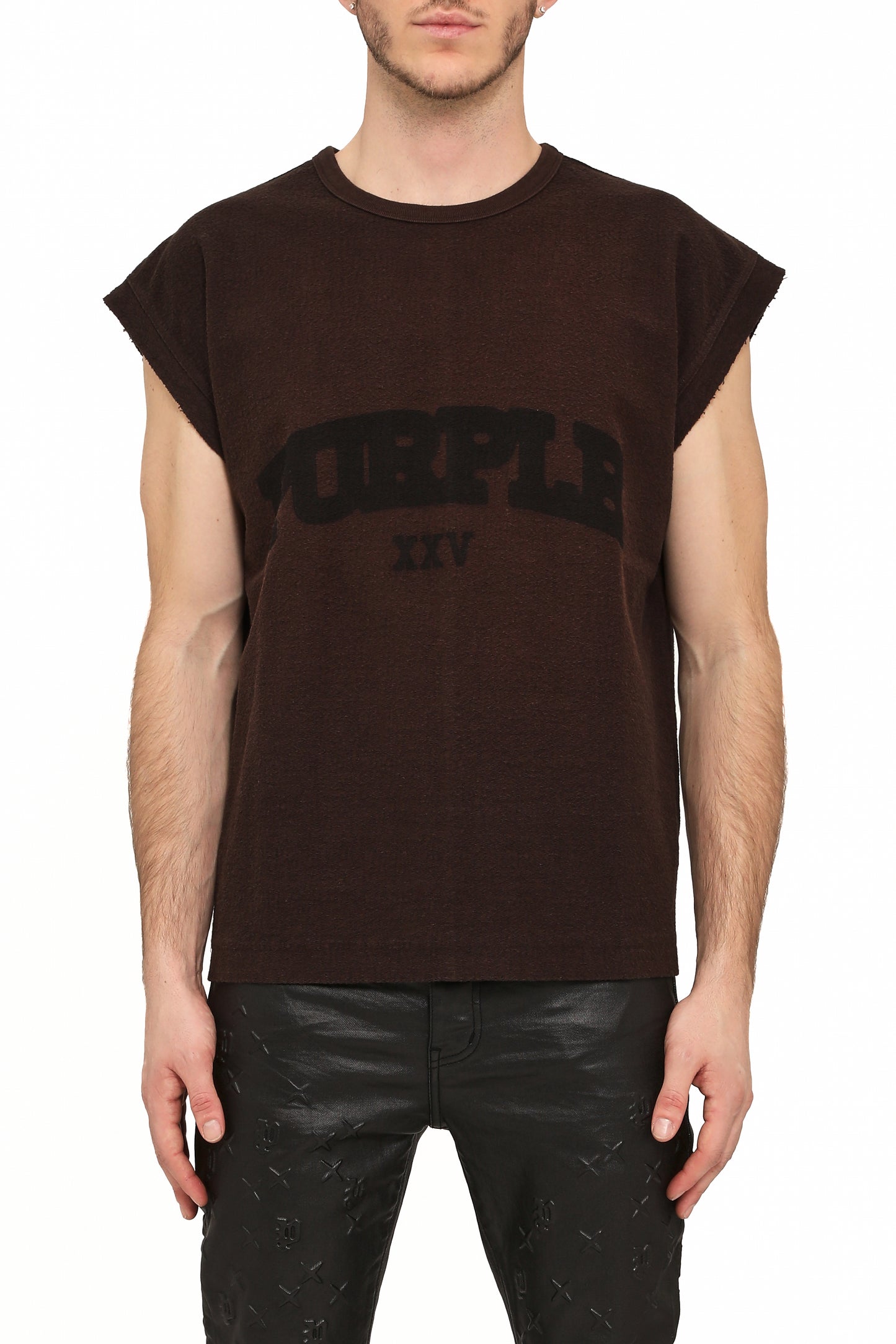 Slab Shadow Tank Top oversized fit heavyweight textured jersey cotton in multiple sizes.