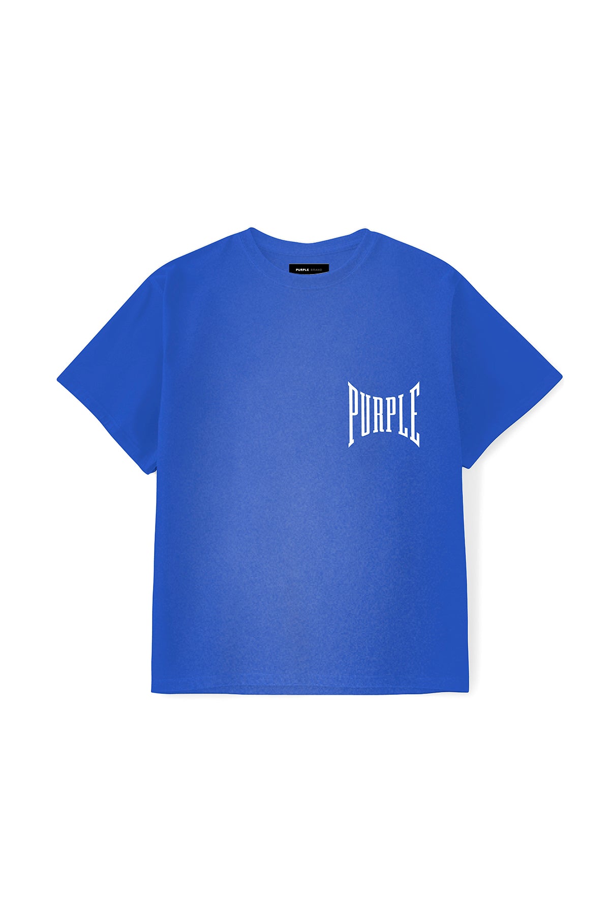 Uppercut Tee slim fit 100% cotton with front print in blue color.