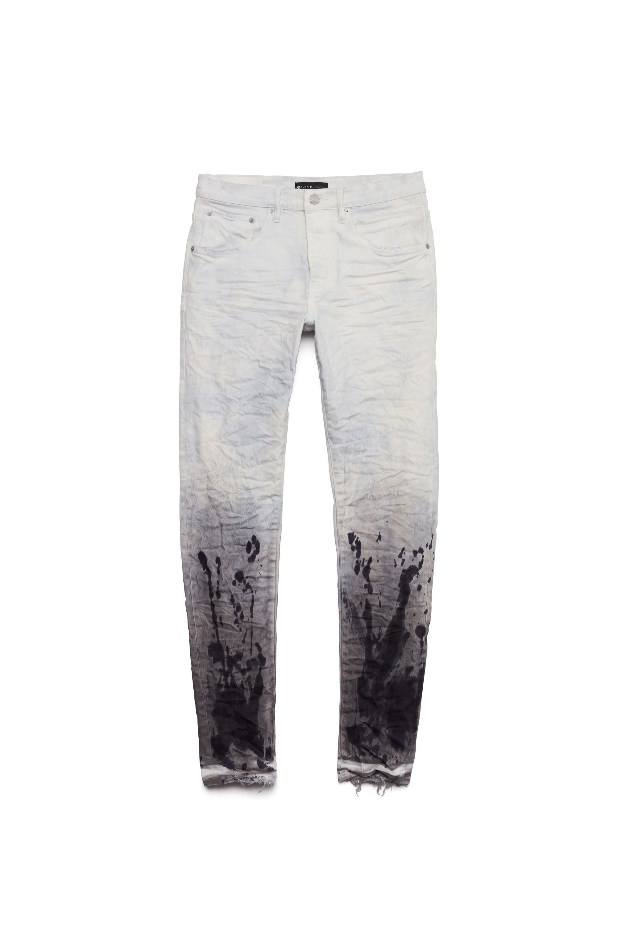 PURPLE BRAND Jeans Men, White skinny jeans White