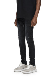 P001 Black Wash Metallic Silver