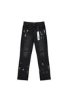 P011 Knee Slit Paint Splatters