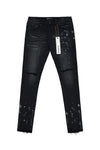 P001 Black Resin Knee Slit