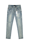 P001 Light Indigo Paint Blowout