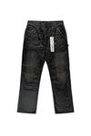 P015 Patent Vintage Carpenter denim with relaxed fit and mid rise, size 28 to 40.