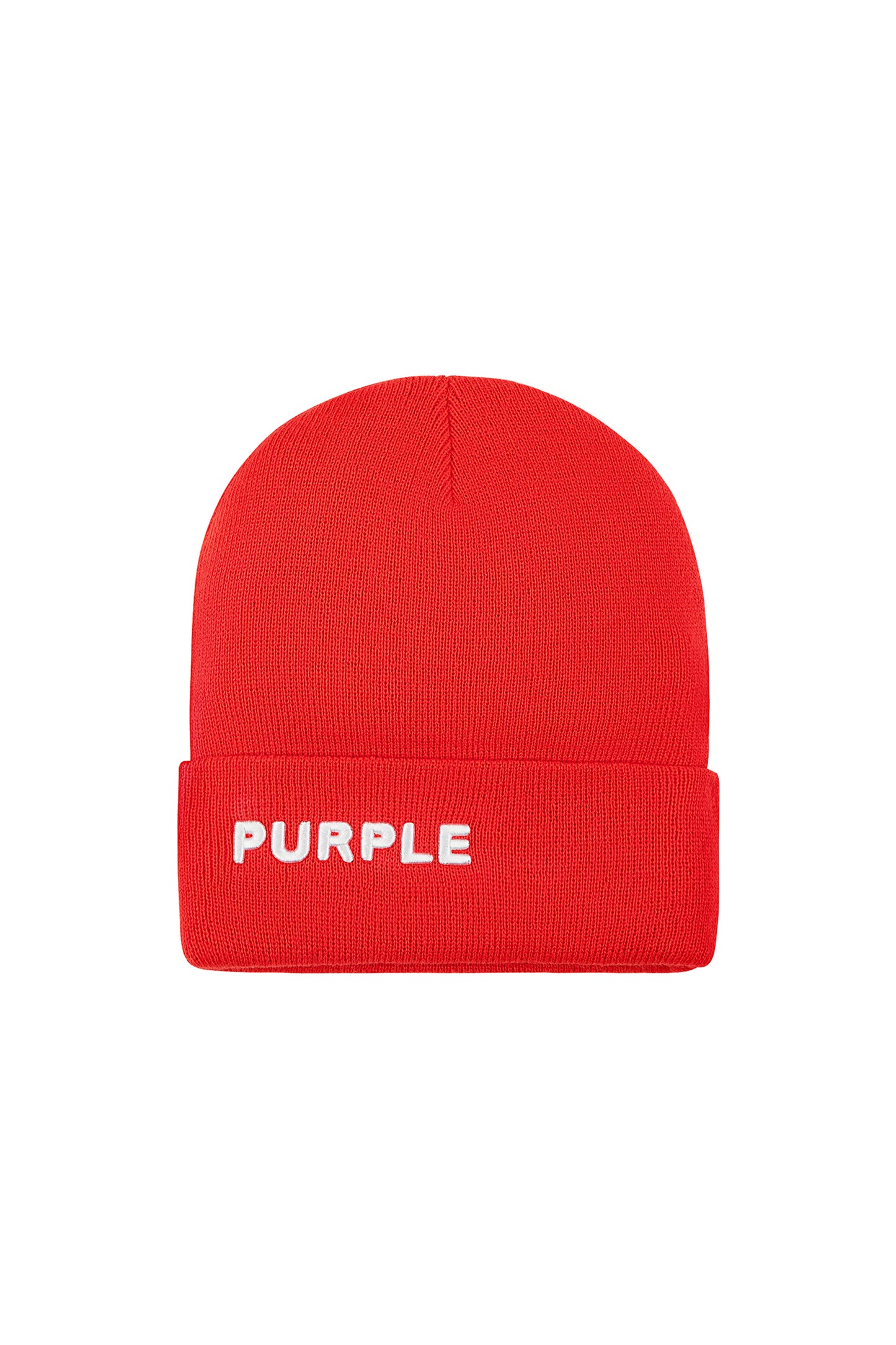 Acrylic Purple Brand Beanie