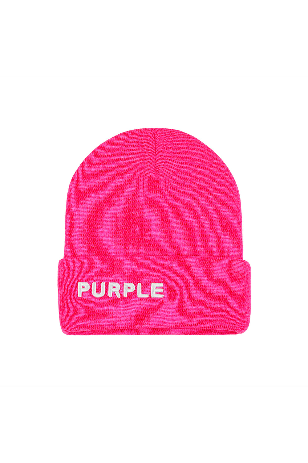 Acrylic Purple Brand Beanie