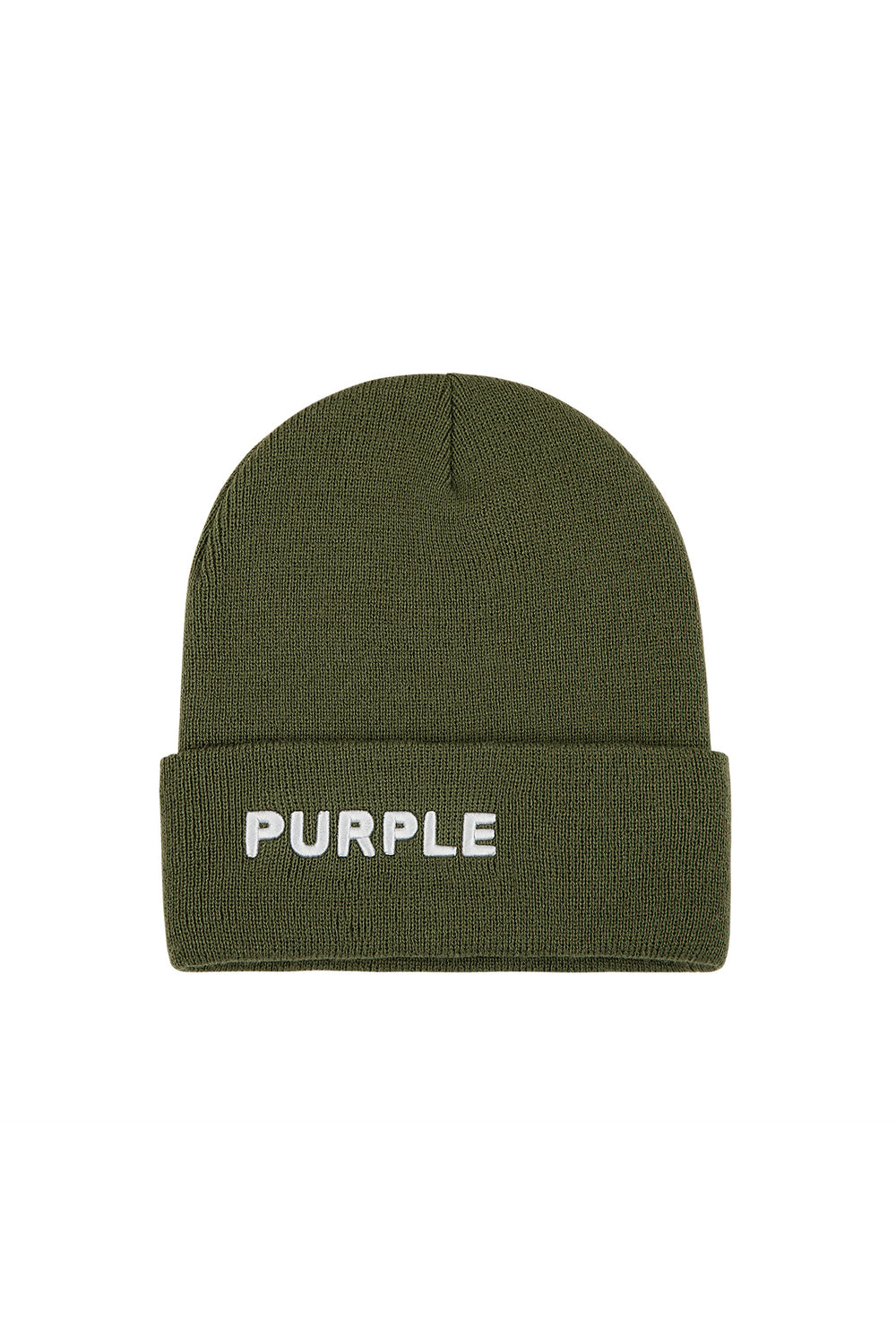 Acrylic Purple Brand Beanie