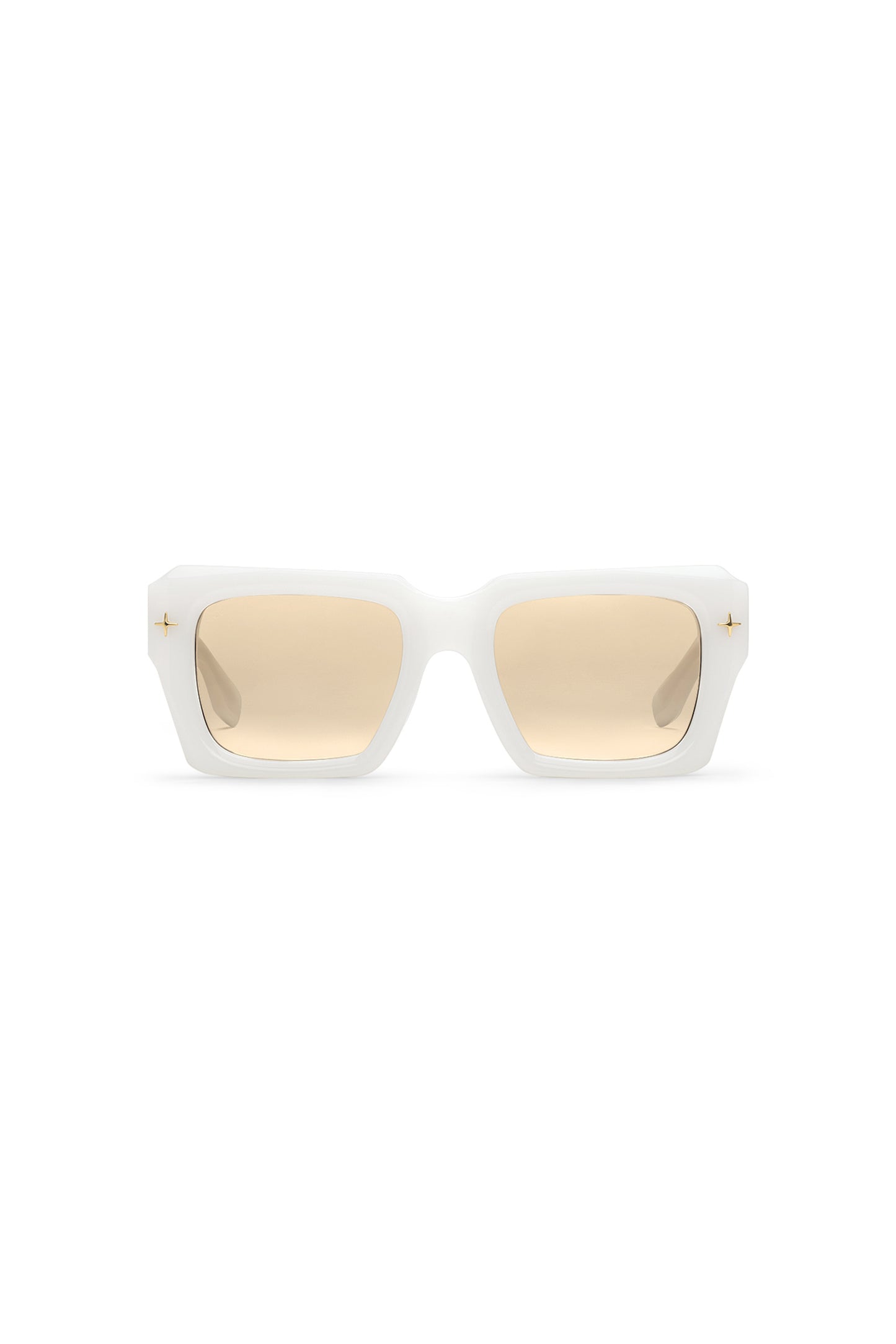 V001 Skye oversized square sunglasses with light brown tinted lenses and 100% acetate frame.