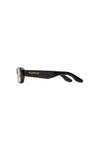 V002 Mercer sunglasses with rectangular acetate frame and warm yellow tinted TRX lenses