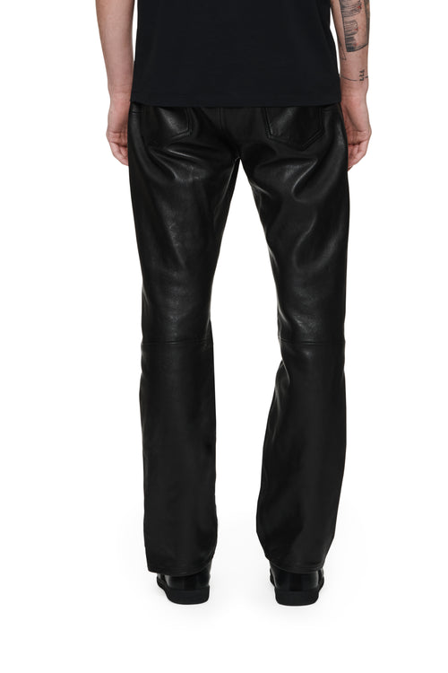 P011 MID RISE STRAIGHT LEG - Black Beauty Dye Through