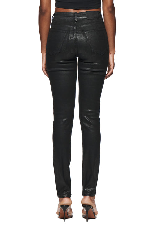 Skinny Mid Rise Coated