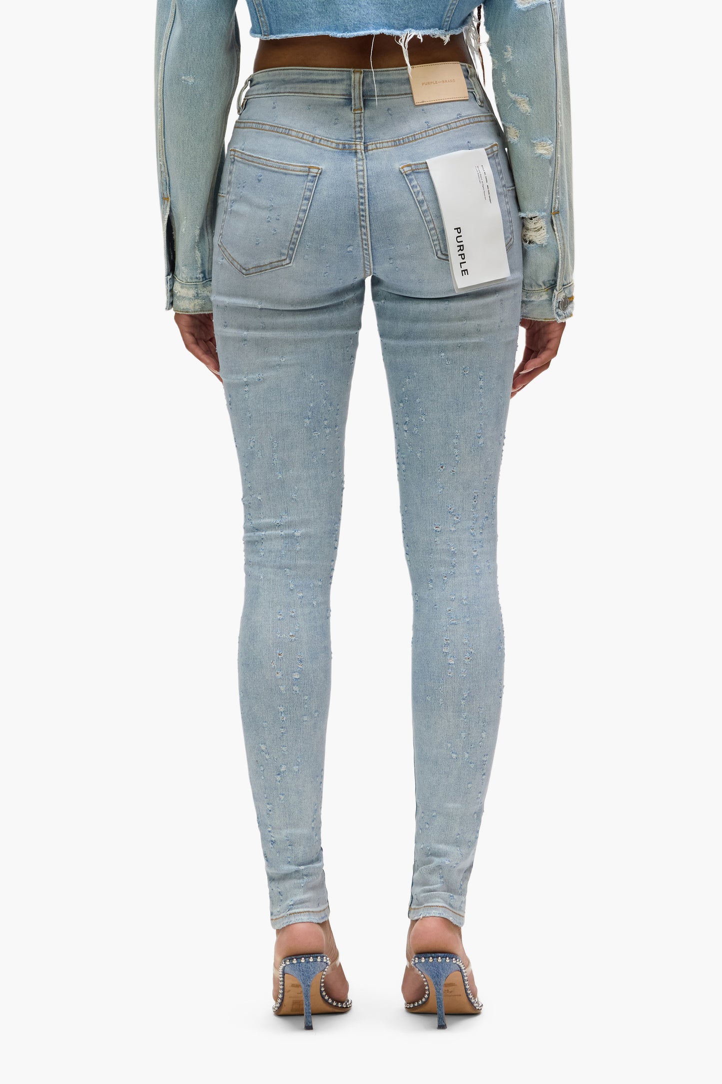 Skinny Mid Rise Coated