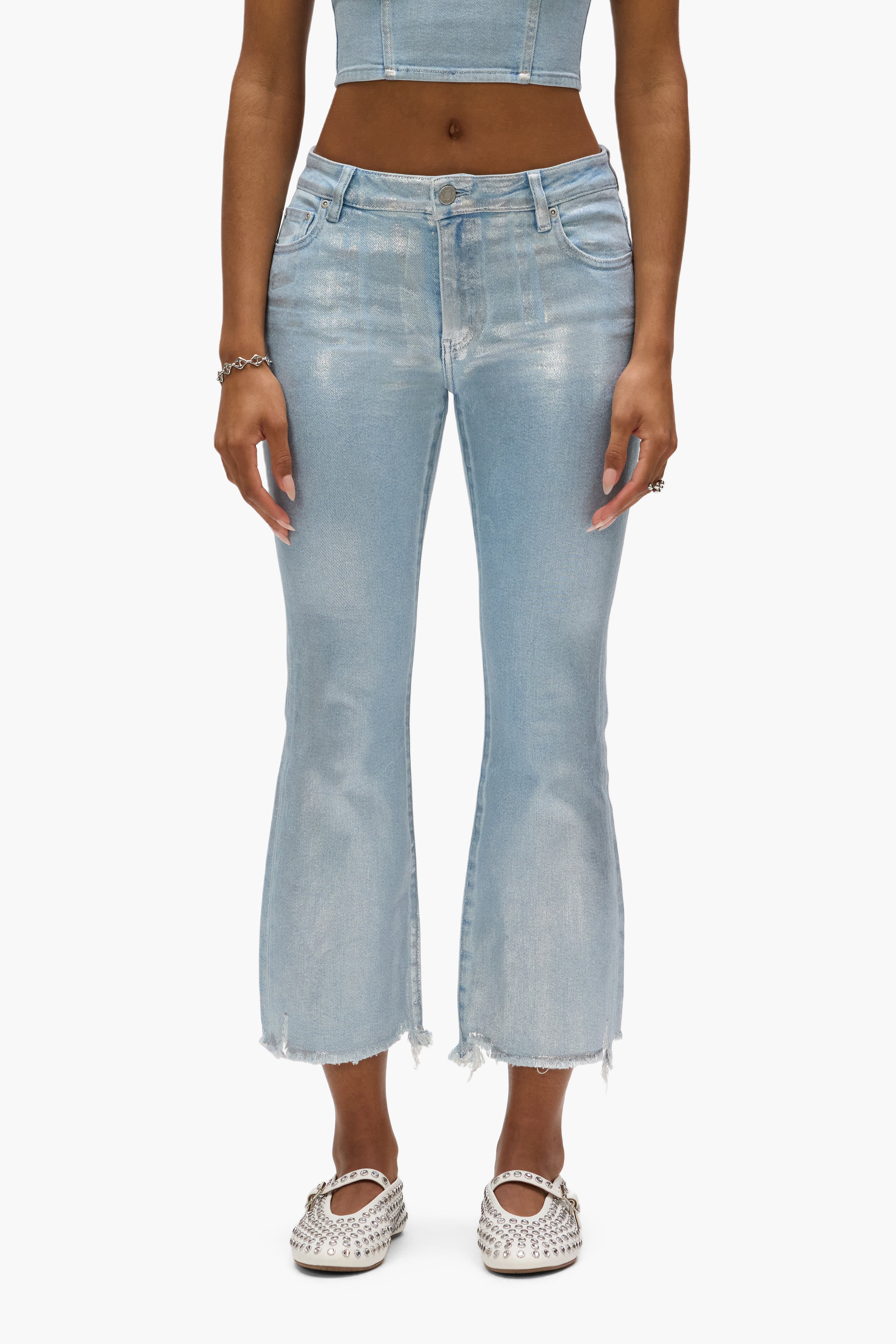 JemutのArizona Flare Denim Pants 全3色 JEMUT (ジェモッ) - アリゾナフレアデニムパンツ / Arizona