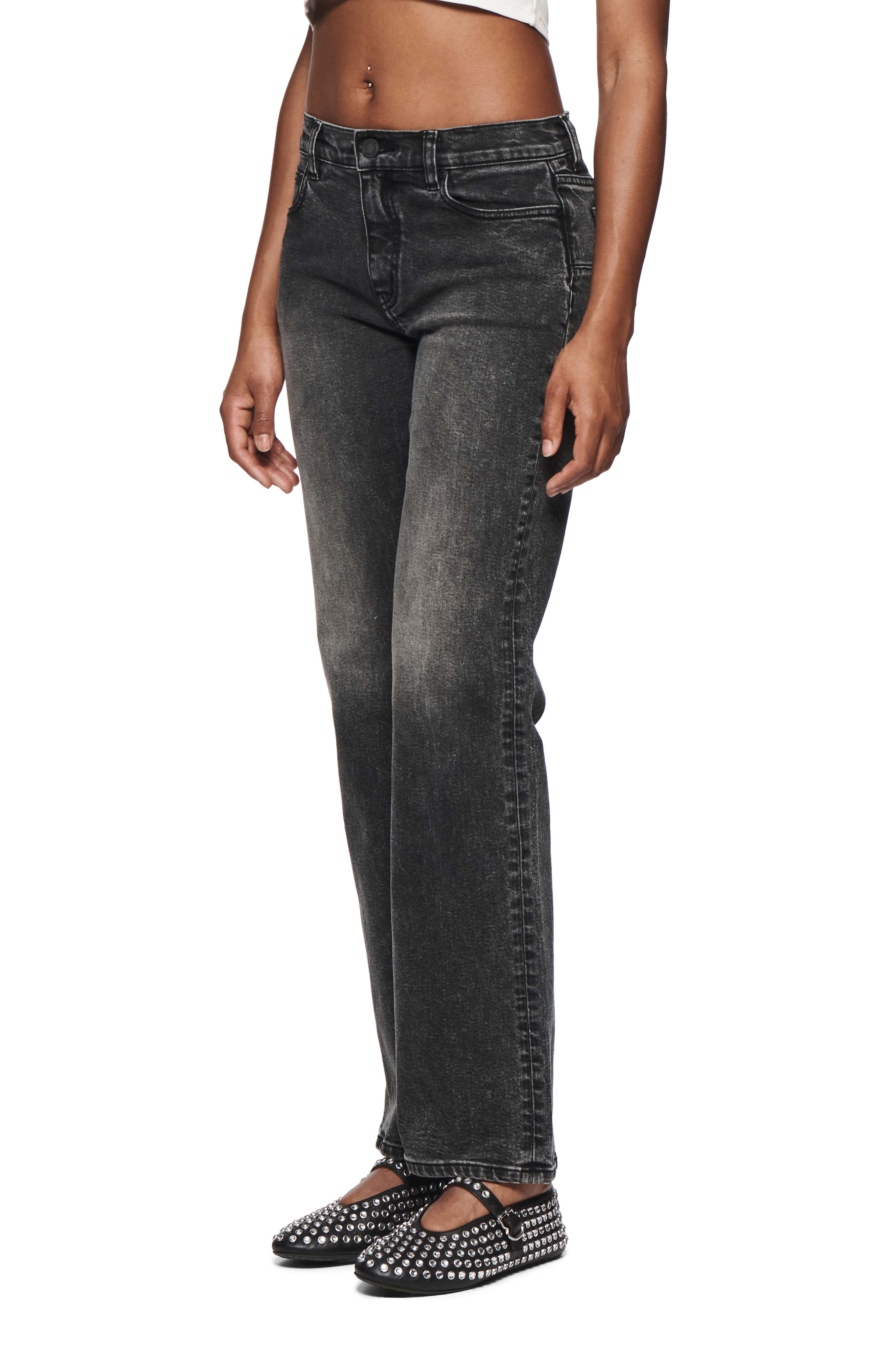 H & M Jeans Vintage Slim High Waist Straight Leg Size 12