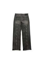 Slim Straight Cut Out denim with cut out detail on back legs, available in sizes 24 to 34.