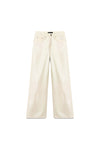 Wide Pearlescent denim with a pearlized finish and wide relaxed leg, sizes 24-34.